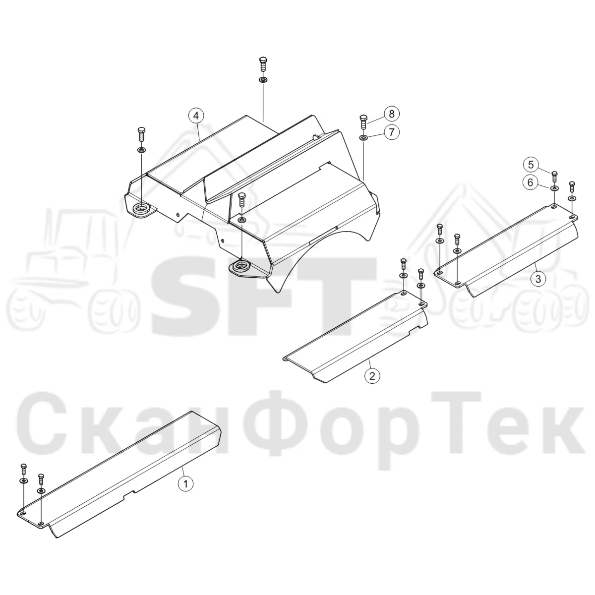 Схема: защита,​ 3 Коники,​ Заслонка,​ фиксированная