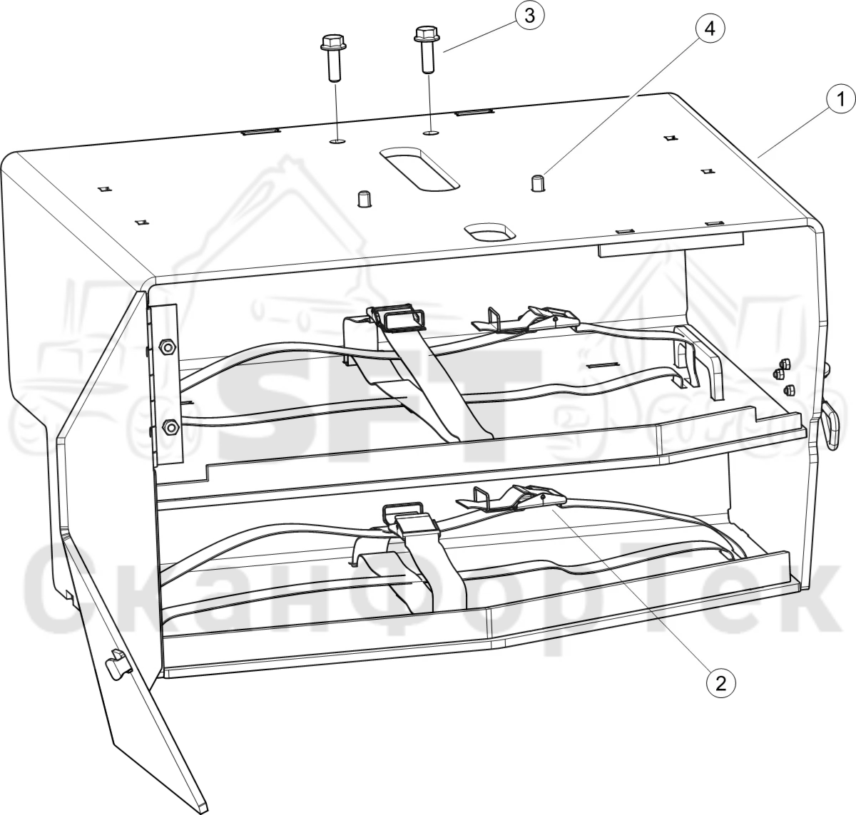 Схема: Коробка для хранения