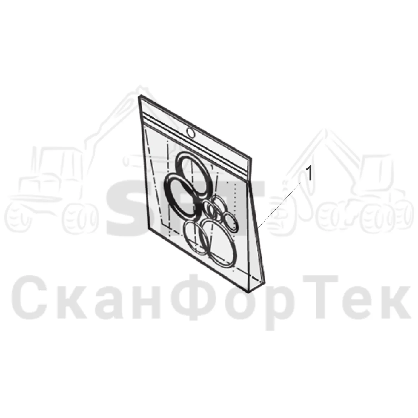 Схема: Телескопический цилиндр · Запасные части цилиндра