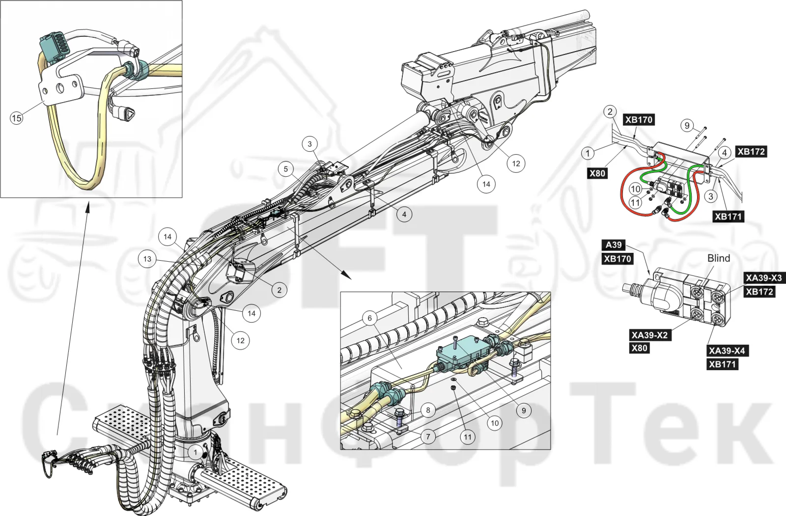 Схема: Сборочный комплект Smart Crane