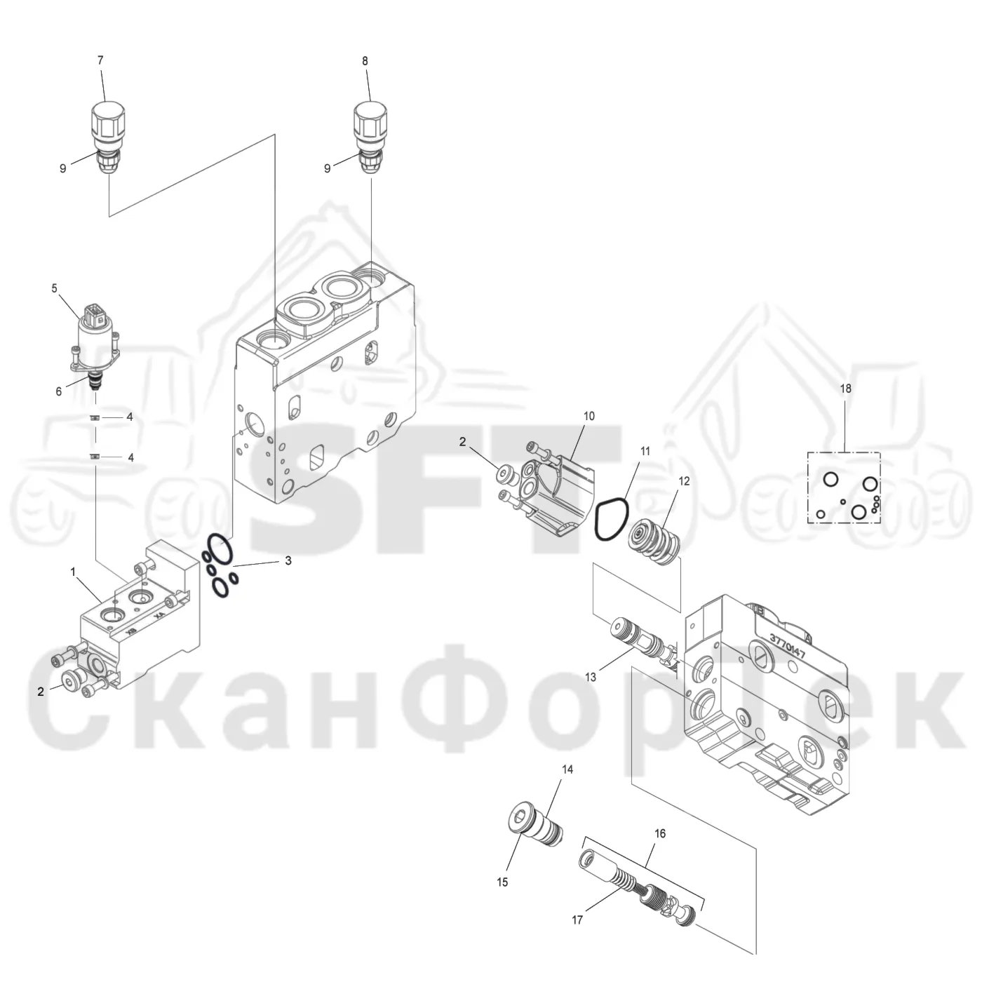 Схема: Стрела, наружная