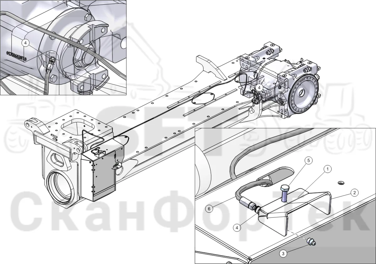 Схема: Смазка Уплотнение вала