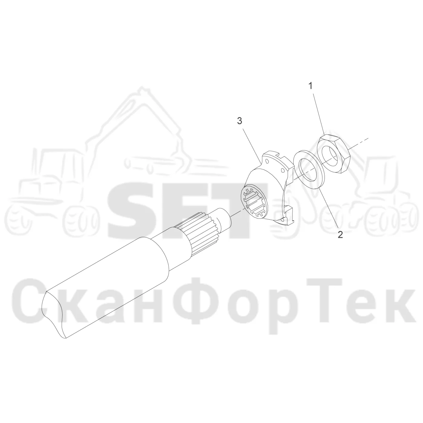 Схема: Карданный вал