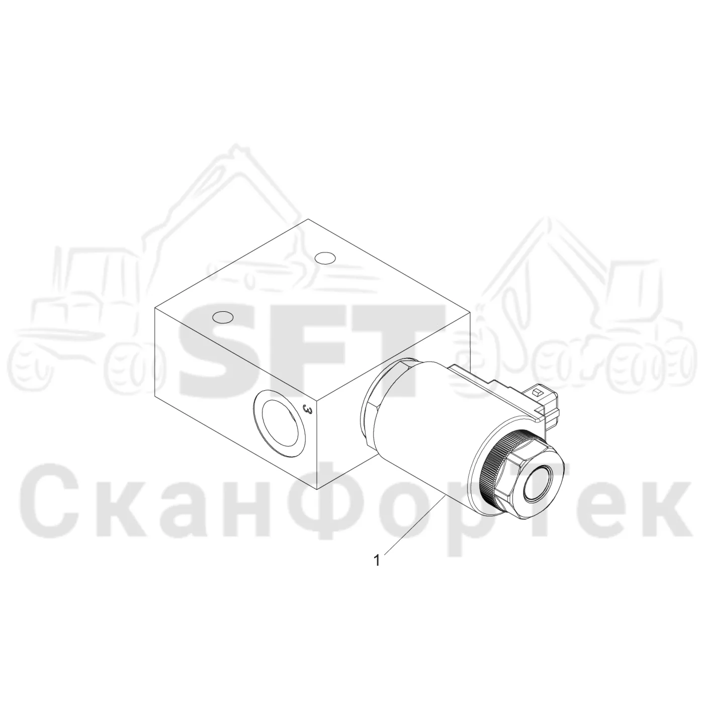 Схема: Блок клапанов
