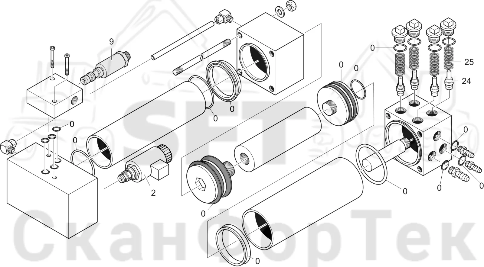 Схема: Komatsu / Лесозаготовительные машины / 911 S/N 9112062167- / Каталог запасных частей / Лесозаготовительное оборудование / Лесозаготовительное оборудование / Корчевка пней Гидравлика / Насос Запчасть