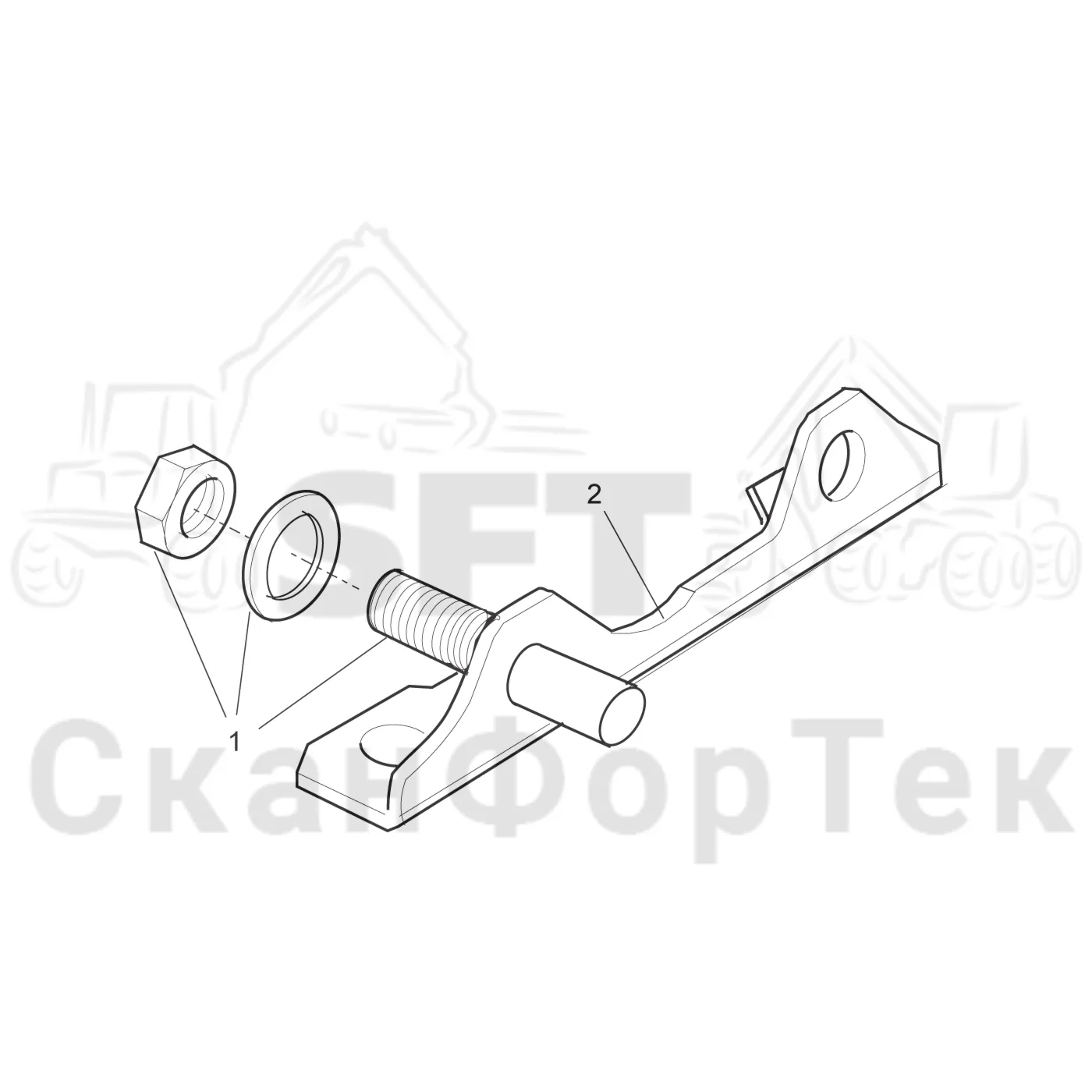 Схема: Komatsu / Лесозаготовительные машины / 911 S/N 9110062167- / Каталог запасных частей / Гидравлика / Клапан подъемного крана / Клапан подъемного крана / Торцевая плата L90