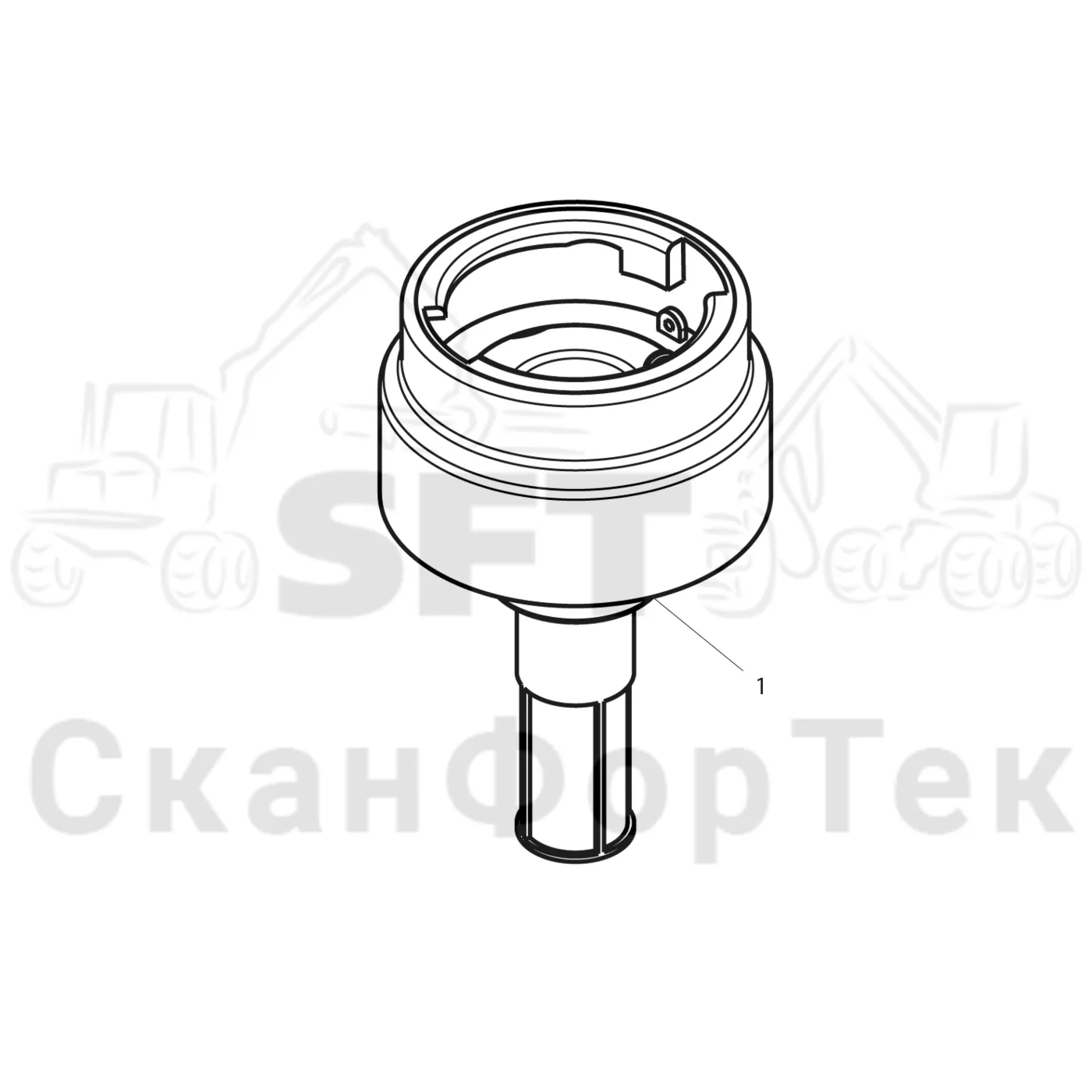Схема: Komatsu / Лесозаготовительные машины / 911 S/N 9112062167- / Каталог запасных частей / Двигатель / Tier 4 Final/US / Топливная система / Инжекторный насос Adblue®/DEF / Труба