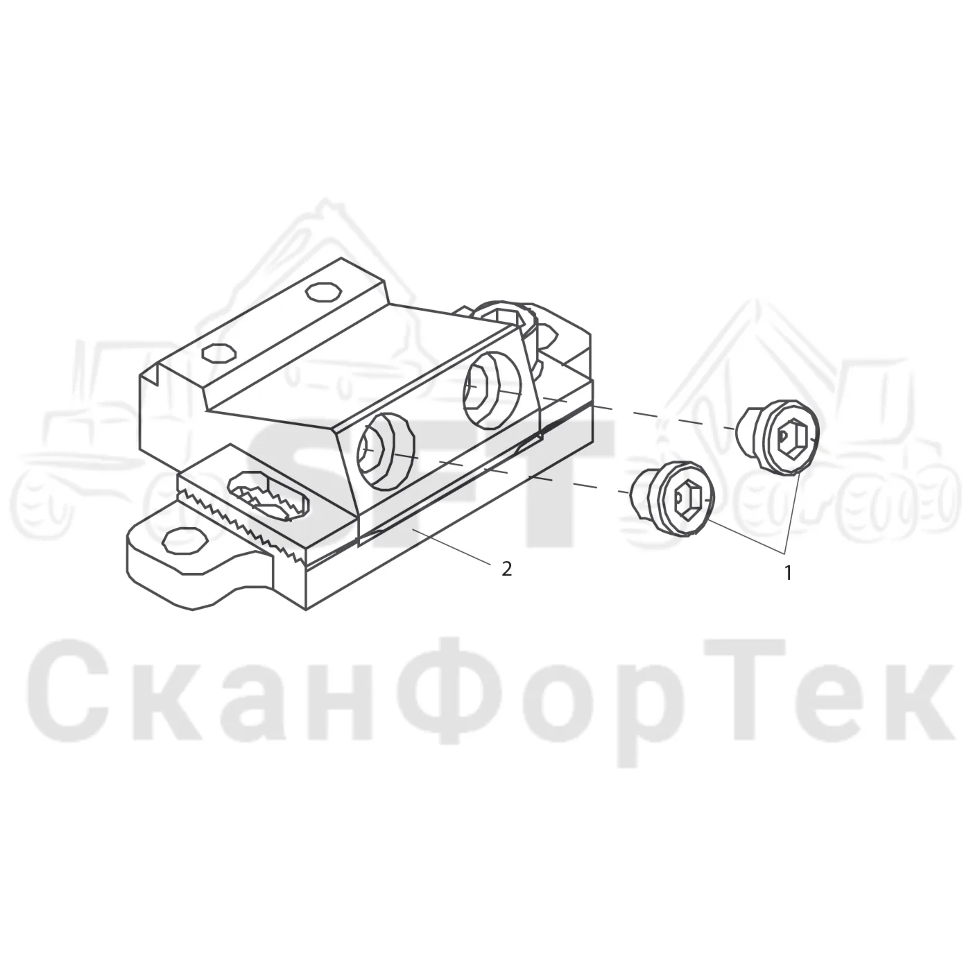 Схема: Valmet / Головки лесозаготовительной машины / Valmet 370 / Valmet 370 Ch. -11549 / Valmet 370 Ch. -11549 / Valmet 370 -11549 / Каталог запасных частей / Резка / Гидравлическое оборудование цветовой маркировки 11430- / Блок
