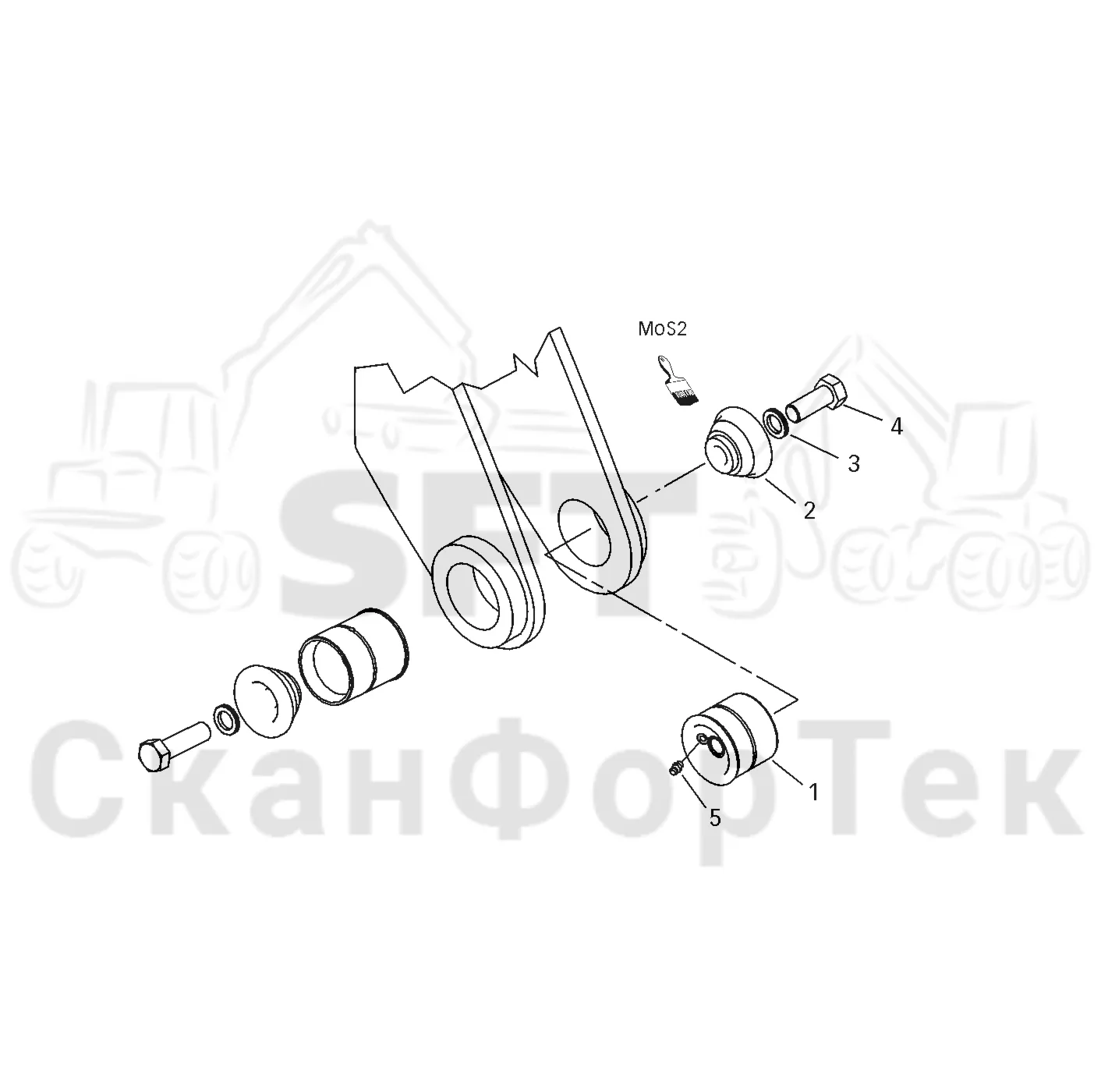 Схема: Valmet / Форвардер / Valmet 840.3 / Valmet 840.3  Ch. 311174- / Valmet 840.3  Ch. 311174- / Каталог запасных частей / Подъемный кран / Подъемный кран / Valmet CRF 8.1 Ch. V1001- / Каталог запасных частей / CRF 8.1 Combi ProTec 10m / CRF 8.1 Combi ProTec 10m / Подъемный кран / Набор для цапфы Combi ProTec