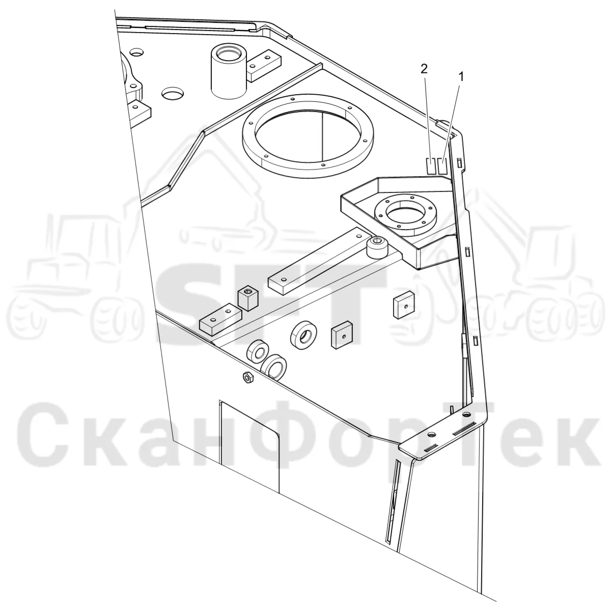Схема: Komatsu / Форвардер / 895 S/N 8950011010- / Каталог запасных частей / Различное оборудование / Бирки diesel