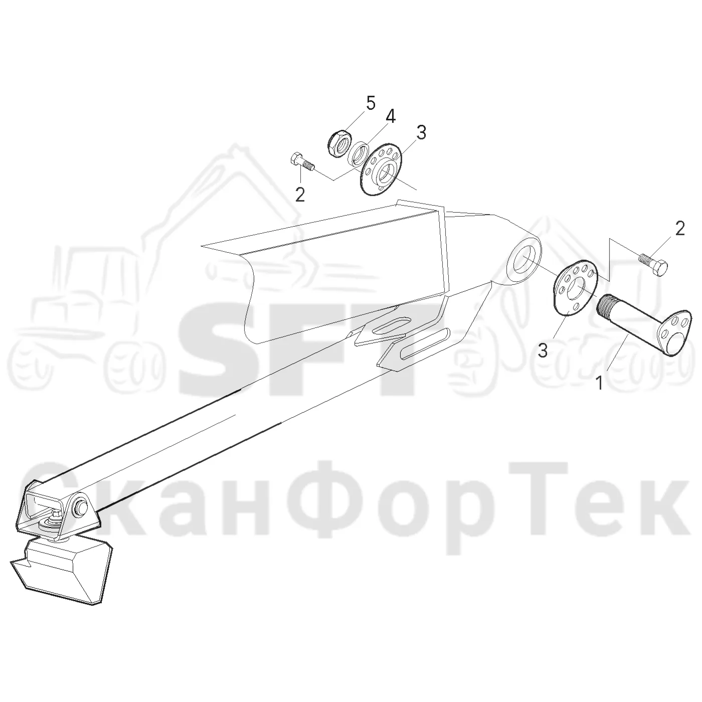 Схема: Valmet / Лесозаготовительные машины / Valmet 901.3 / Valmet 901.3 Ch. 311191- / Valmet 901.3 Ch. 311191- / Каталог запасных частей / Лесозаготовительное оборудование / Головка лесозаготовительной машины / Valmet 330.2 / Каталог запасных частей / Поворотные устройства и звенья / Набор для цапфы CRN