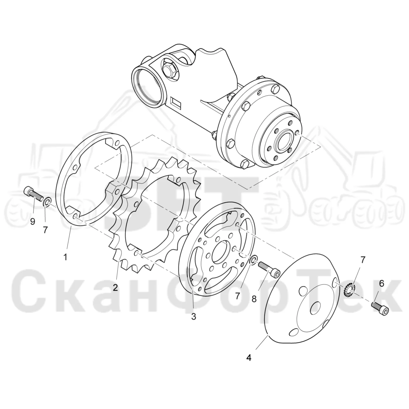 Схема: Valmet / Лесозаготовительные машины / Valmet 941 / Valmet 941 Ch 12071- / Valmet 941 Ch 12071- / Каталог запасных частей / Лесозаготовительное оборудование / Головка лесозаготовительной машины / Valmet 370 E / Valmet 370 E / Valmet 370 E Ch. 11235- / Каталог запасных частей / Измерение / Мерный ролик 12 mm - 20 Зубья