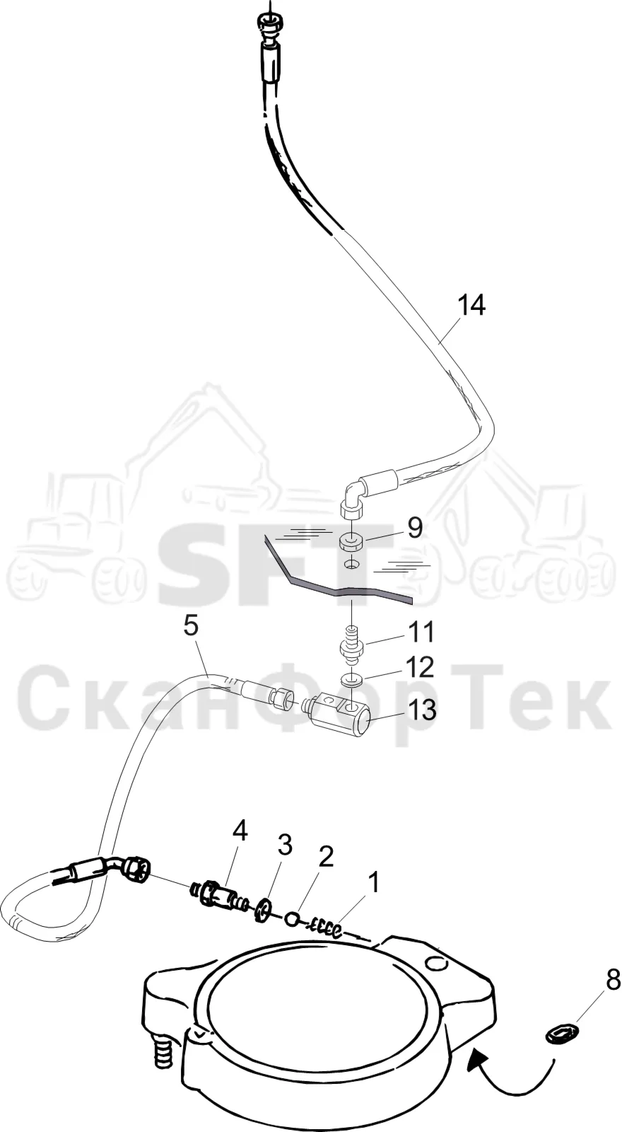Схема: Komatsu / Лесозаготовительные машины / 911 S/N 9112062167- / Каталог запасных частей / Лесозаготовительное оборудование / Головка лесозаготовительной машины / S92 / Каталог запасных частей / Резка / Корчевка пней