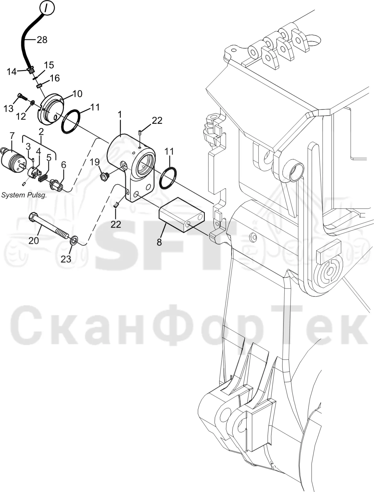 Схема: Komatsu / Головки лесозаготовительной машины / S Головки лесозаготовительной машины / S172 / Каталог запасных частей / Измерение / Измерение диаметра