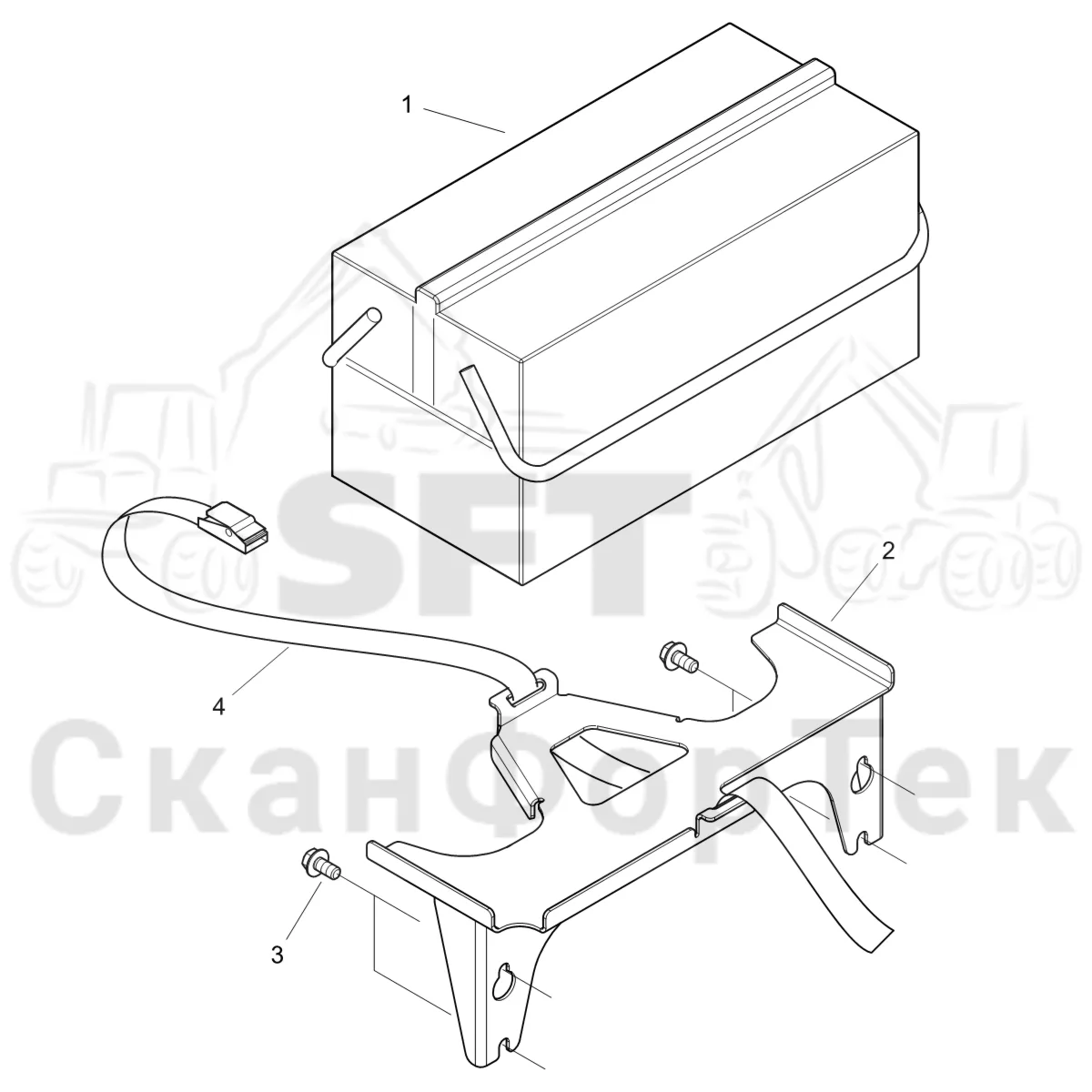 Схема: Komatsu / Форвардер / 855 S/N 8550022010- / Каталог запасных частей / шасси / Инструмент. Корчевка пней / Инструмент. Корчевка пней
