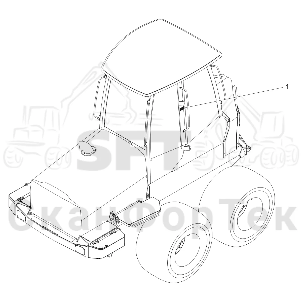 Схема: Komatsu / Форвардер / 875 S/N 8750000010- / Каталог запасных частей / Подъемный кран / Бирка: / Бирка: 130F