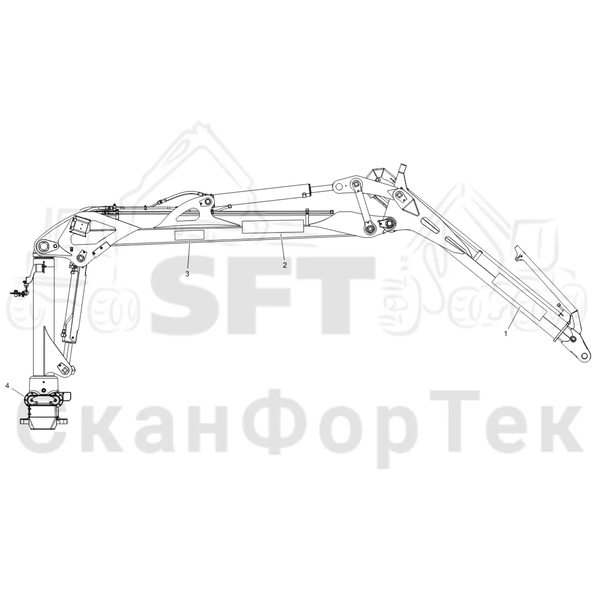Схема: Komatsu / Форвардер / 895 S/N 8950011010- / Каталог запасных частей / Подъемный кран / Бирка: / Бирки