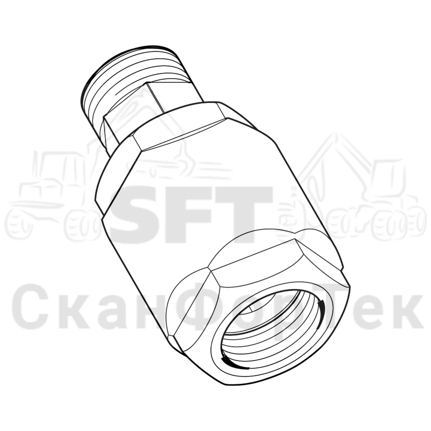 Схема: Komatsu / Лесозаготовительные машины / 931XC S/N 9313021208- / Каталог запасных частей / Лесозаготовительное оборудование / Головка лесозаготовительной машины / C123 / Каталог запасных частей / Поворотные устройства и звенья / Гидравлическое оборудование головки подъемного крана CRH 18-22/200H-230H/ORFS / Комплект уплотнений, Вертлюг