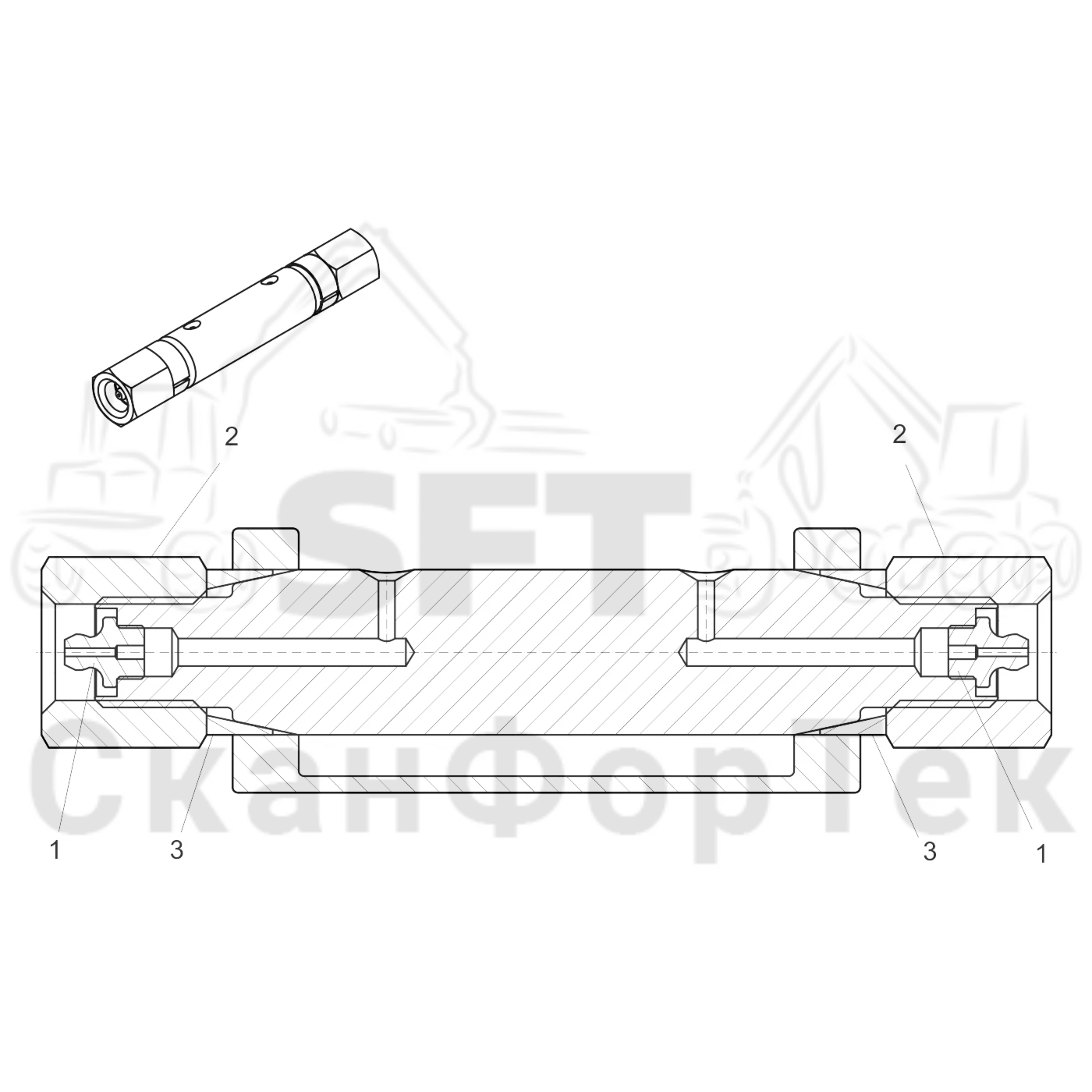 Схема: Valmet / Лесозаготовительные машины / Valmet 921.1 / Valmet 921.1  Ch. -113530 / Valmet 921.1  Ch. -113530 / Каталог запасных частей / Лесозаготовительное оборудование / Головка лесозаготовительной машины / Valmet 370 / Valmet 370 / Valmet 370   Ch. -11549 / Valmet 370 -11549 / Каталог запасных частей / Обрезка сучьев / Передние сучкорезные ножи / Болт расширителя