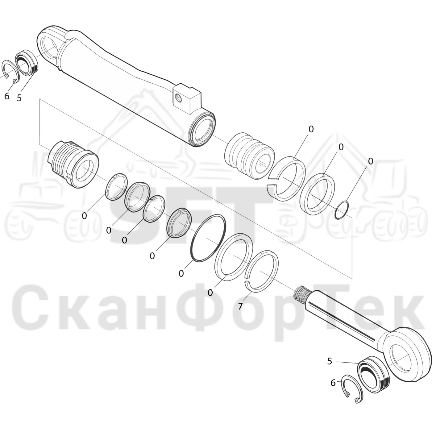 Схема: Valmet / Лесозаготовительные машины / Valmet 941 / Valmet 941 Ch 12071- / Valmet 941 Ch 12071- / Каталог запасных частей / Лесозаготовительное оборудование / Головка лесозаготовительной машины / Valmet 370 E / Valmet 370 E / Valmet 370 E Ch. 11235- / Каталог запасных частей / Валка леса / Валочное гидравлическое оборудование / Запасные части цилиндра 3701002400-