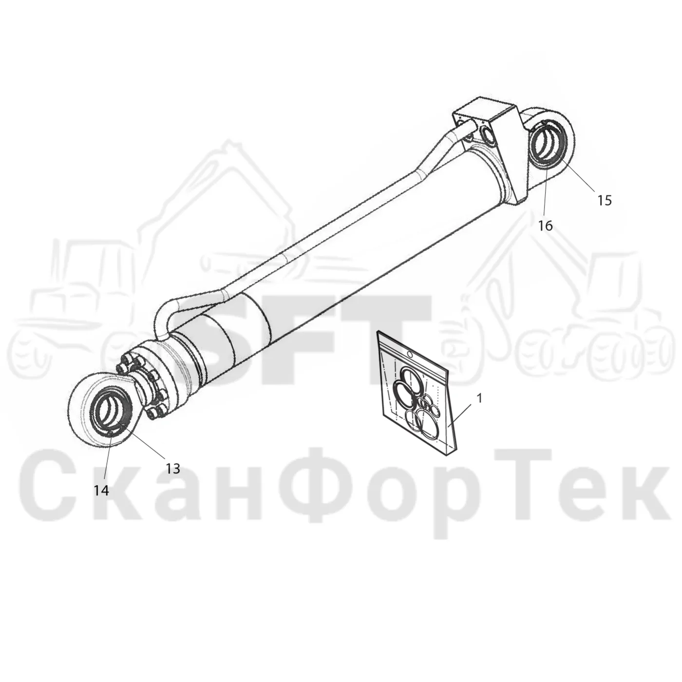 Схема: Komatsu / Головки лесозаготовительной машины / Головка лесозаготовительной машины процессор / 378 P / Каталог запасных частей / Подача / Открывание/закрывание подающего ролика 1093014051- / Запасные части цилиндра