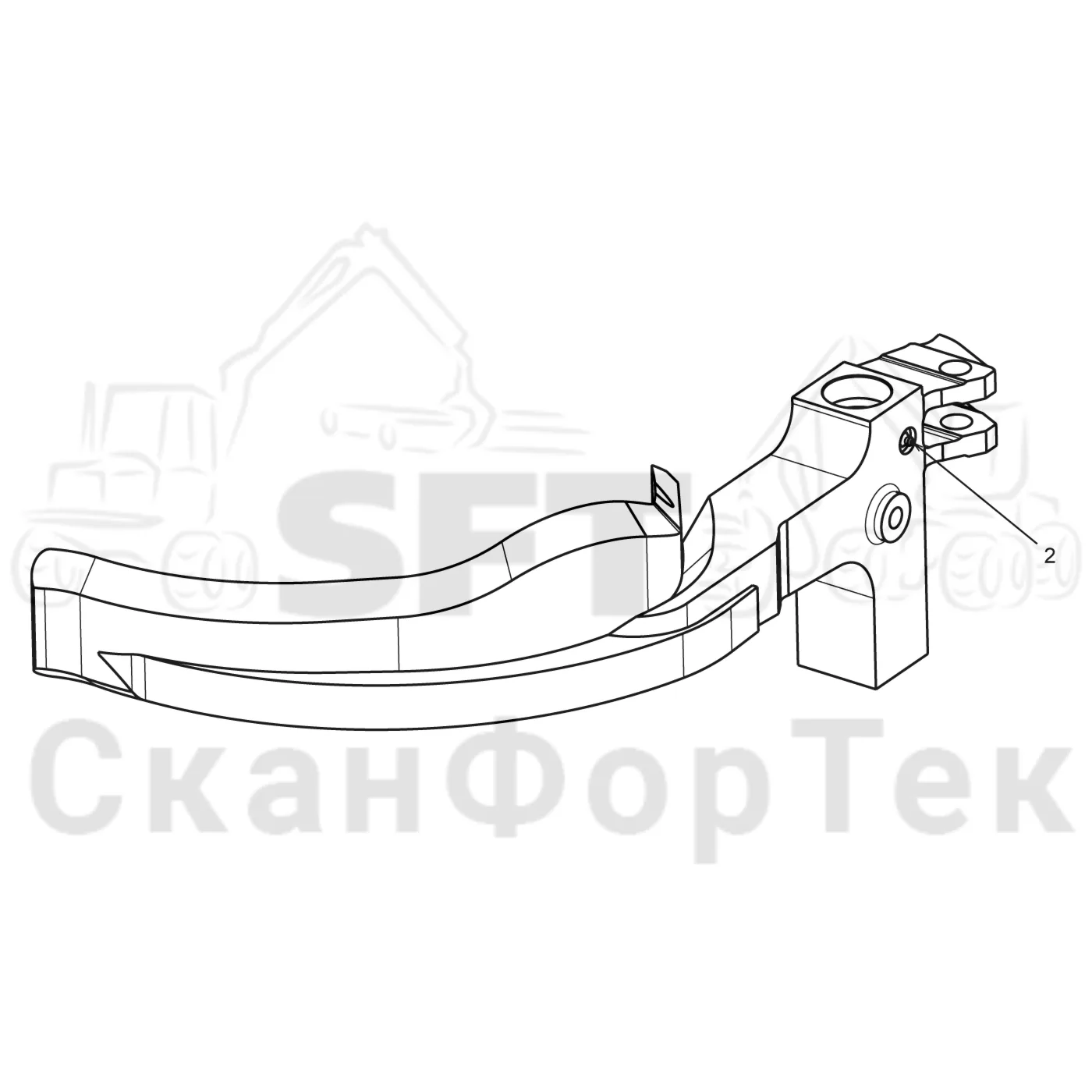Схема: Komatsu / Лесозаготовительные машины / 911 S/N 9112062167- / Каталог запасных частей / Лесозаготовительное оборудование / Головка лесозаготовительной машины / C144 / Каталог запасных частей / Обрезка сучьев / Передние сучкорезные ножи / Сучкорезный нож