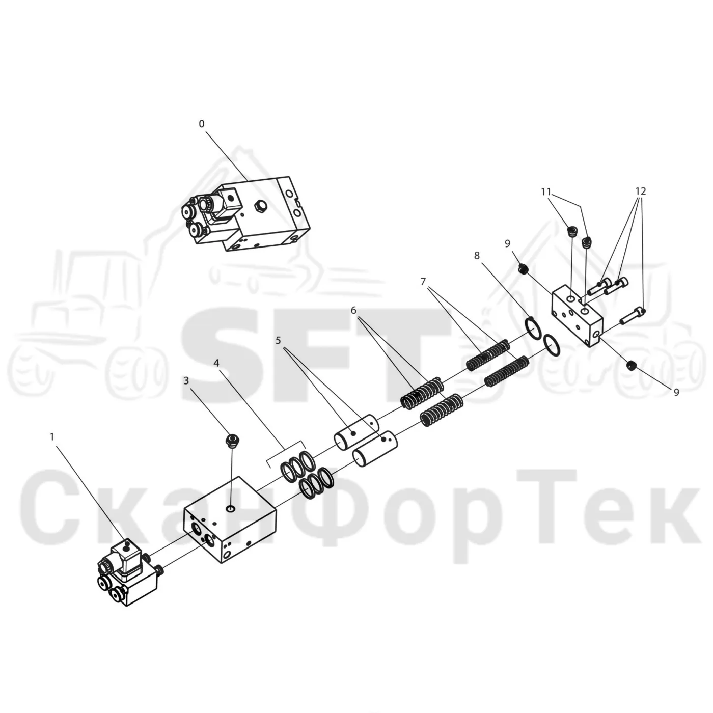 Схема: Komatsu / Лесозаготовительные машины / 911 S/N 9110062167- / Каталог запасных частей / Лесозаготовительное оборудование / Головка лесозаготовительной машины / C93 / Каталог запасных частей / Резка / Цветовая маркировка / Цветовая маркировка / Насос