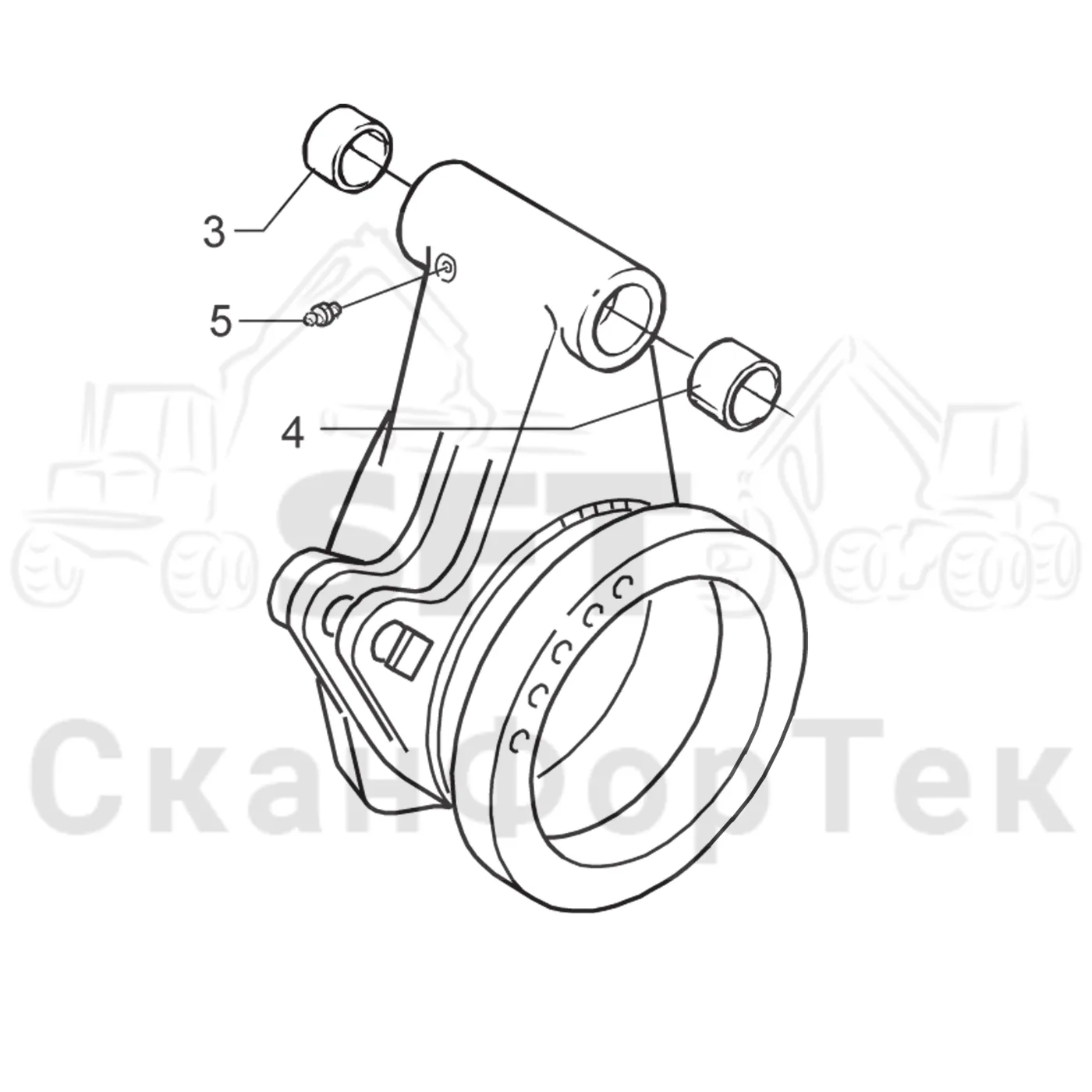 Схема: Komatsu / Лесозаготовительные машины / 931 S/N 9310021067- / Каталог запасных частей / Лесозаготовительное оборудование / Головка лесозаготовительной машины / S132 / Каталог запасных частей / Подача / Гидравлика открывания и закрывания роликов подачи / Стеллаж двигателя