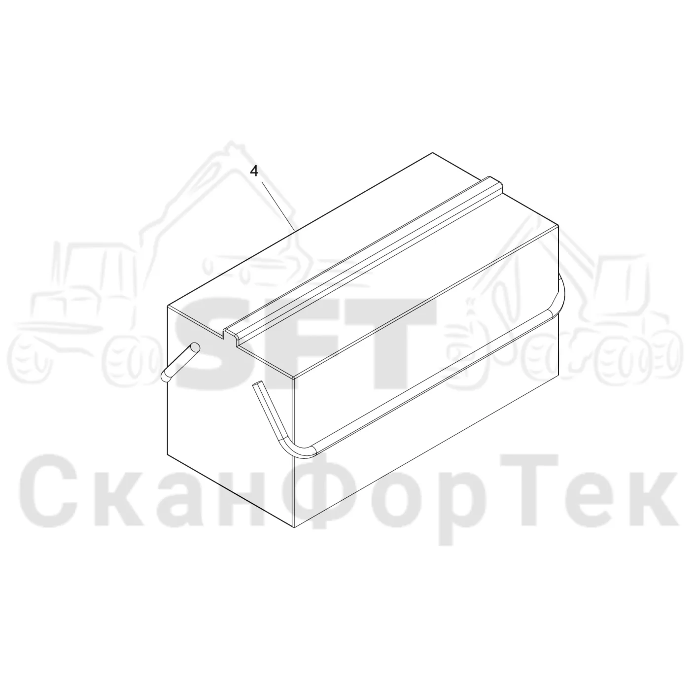 Схема: Komatsu / Форвардер / 845 / Каталог запасных частей / шасси / Инструмент. Корчевка пней / Инструмент. Корчевка пней / Инструмент. Корчевка пней