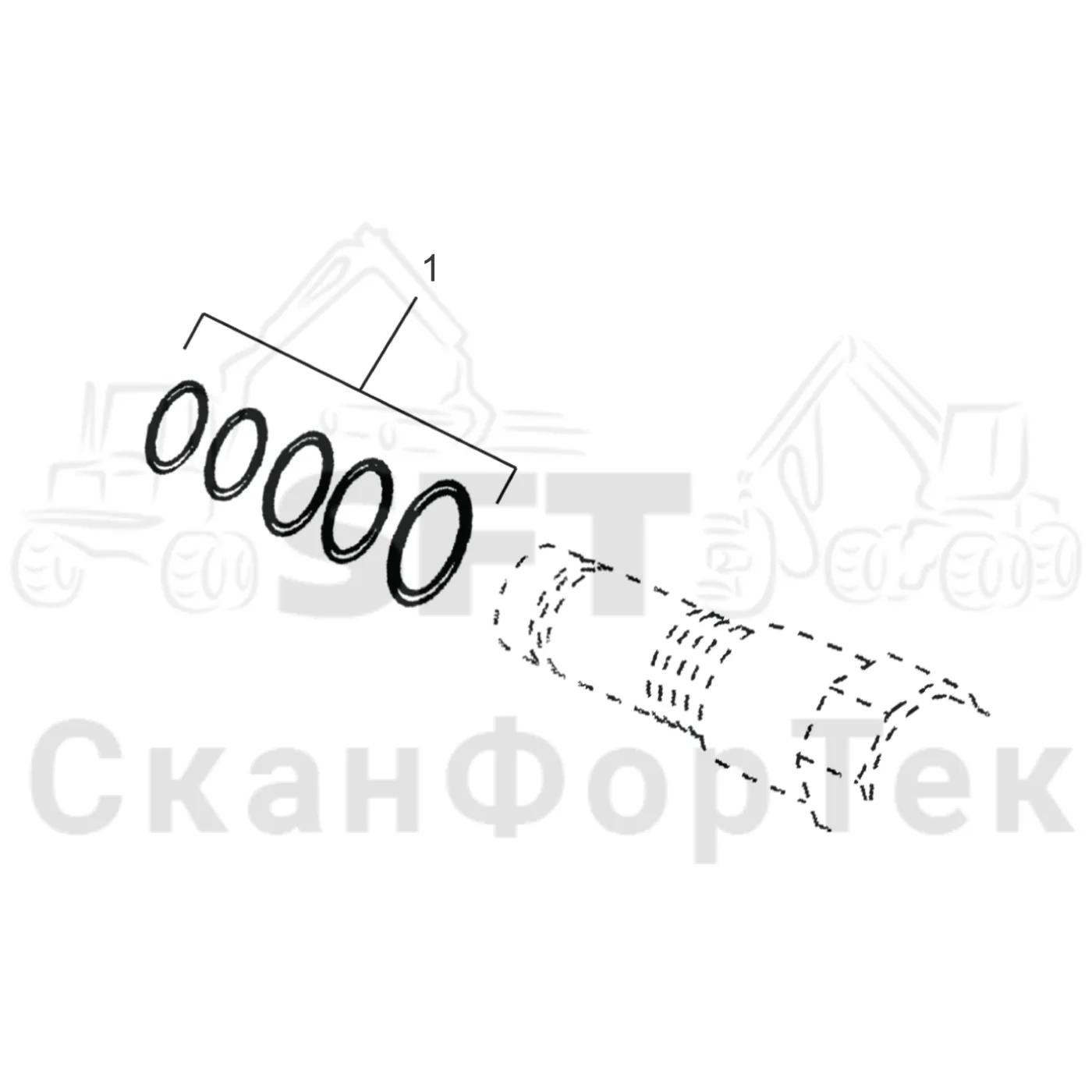 Схема: Komatsu / Лесозаготовительные машины / 901 S/N 9010053267- / Каталог запасных частей / Лесозаготовительное оборудование / Головка лесозаготовительной машины / C93 / Каталог запасных частей / Дополнительное оборудование / Габота с несколькими деЂевьями / Гидравлика 10930117171- / Предохранительный клапан