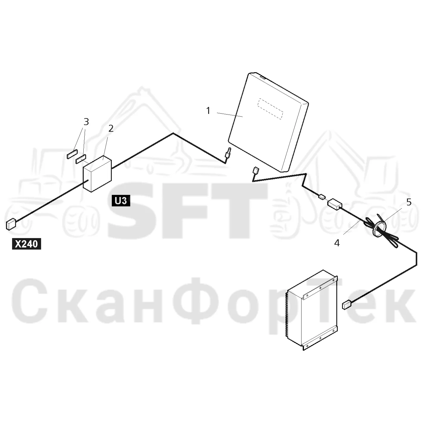 Схема: Komatsu / Форвардер / 830.3 / Каталог запасных частей / Система управления / Компьютеры / Дискета / CD PC X / Комплект электрооборудования
