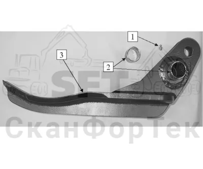 Схема: Valmet / Форвардер / Valmet 840.3 / Valmet 840.3 Ch. -311173 / Valmet 840.3 Ch. -311173 / Каталог запасных частей / Оборудование захвата / Захват / Valmet 801c Ch -11730 / Каталог запасных частей / Лесозаготовительное оборудование / Головка лесозаготовительной машины / Valmet 330 / Каталог запасных частей / Обрезка сучьев / Задние сучкорезные ножи