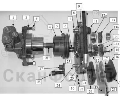 Схема: Valmet / Головки лесозаготовительной машины / Valmet 330 / Valmet 330 / Каталог запасных частей / Резка / Устройство резки