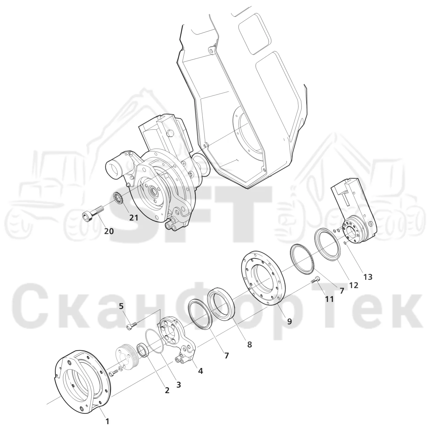 Схема: Valmet / Лесозаготовительные машины / Valmet 911.3 / Valmet 911.3 Ch 311371- / Valmet 911.3 Ch 311372- / Каталог запасных частей / Лесозаготовительное оборудование / Головка лесозаготовительной машины / Valmet 360.2 / Каталог запасных частей / Резка / Устройство пиления на опоре