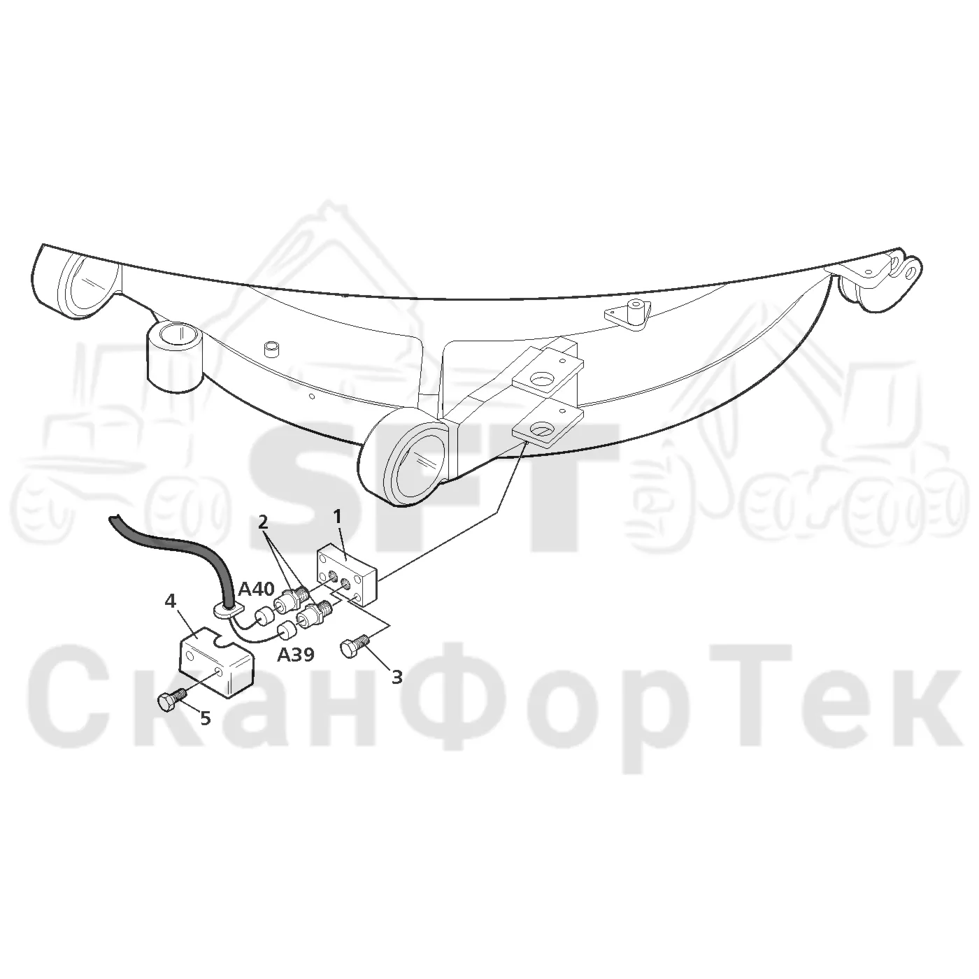 Схема: Valmet / Лесозаготовительные машины / Valmet 941 / Valmet 941 Ch 12071- / Valmet 941 Ch 12071- / Каталог запасных частей / Подъемный кран / Датчик поворотного оборудования кабины