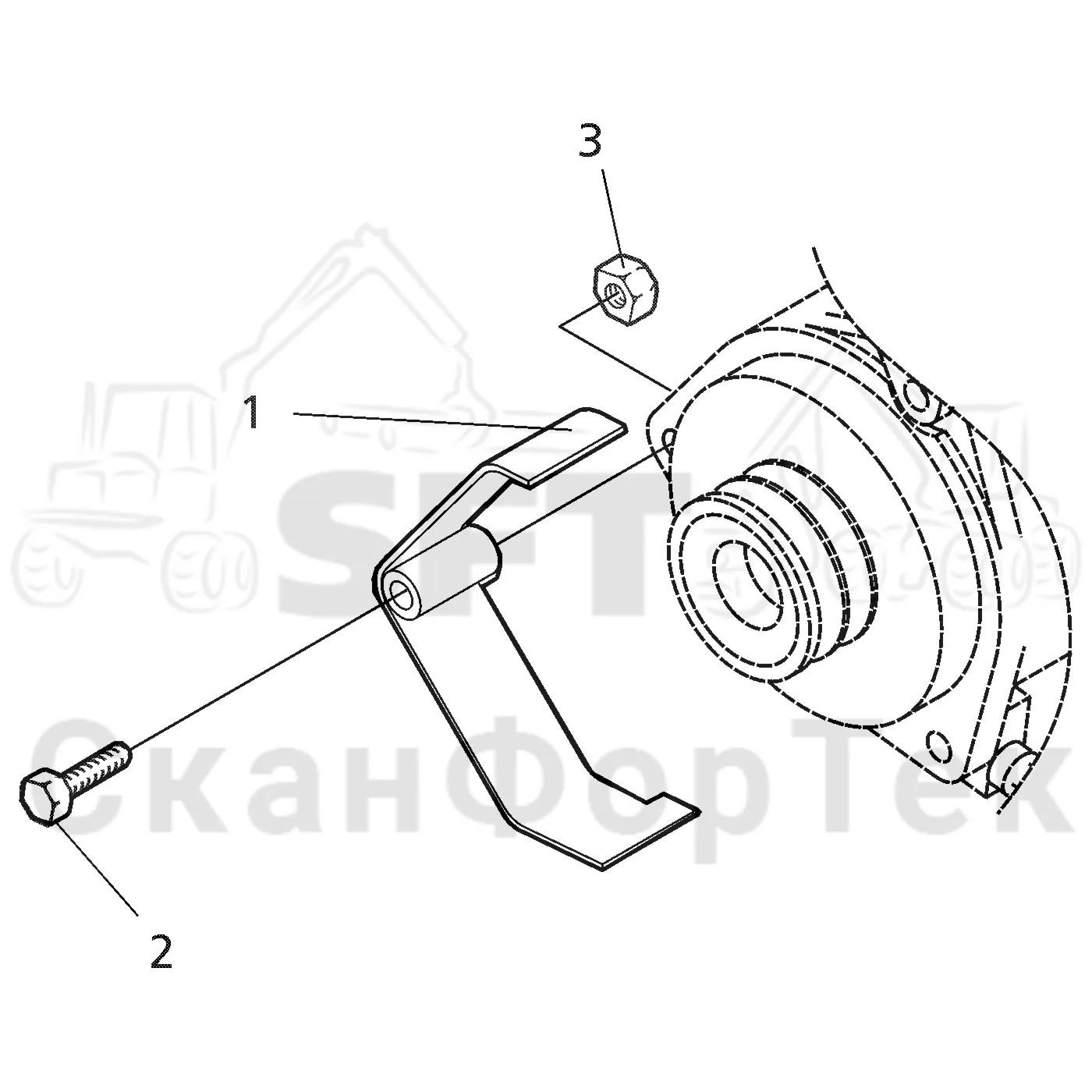 Схема: Valmet / Лесозаготовительные машины / Valmet 801 c / Valmet 801c Ch 11800- / Valmet 801c Ch 11800- / Каталог запасных частей / Двигатель / Генератор переменного тока / защита