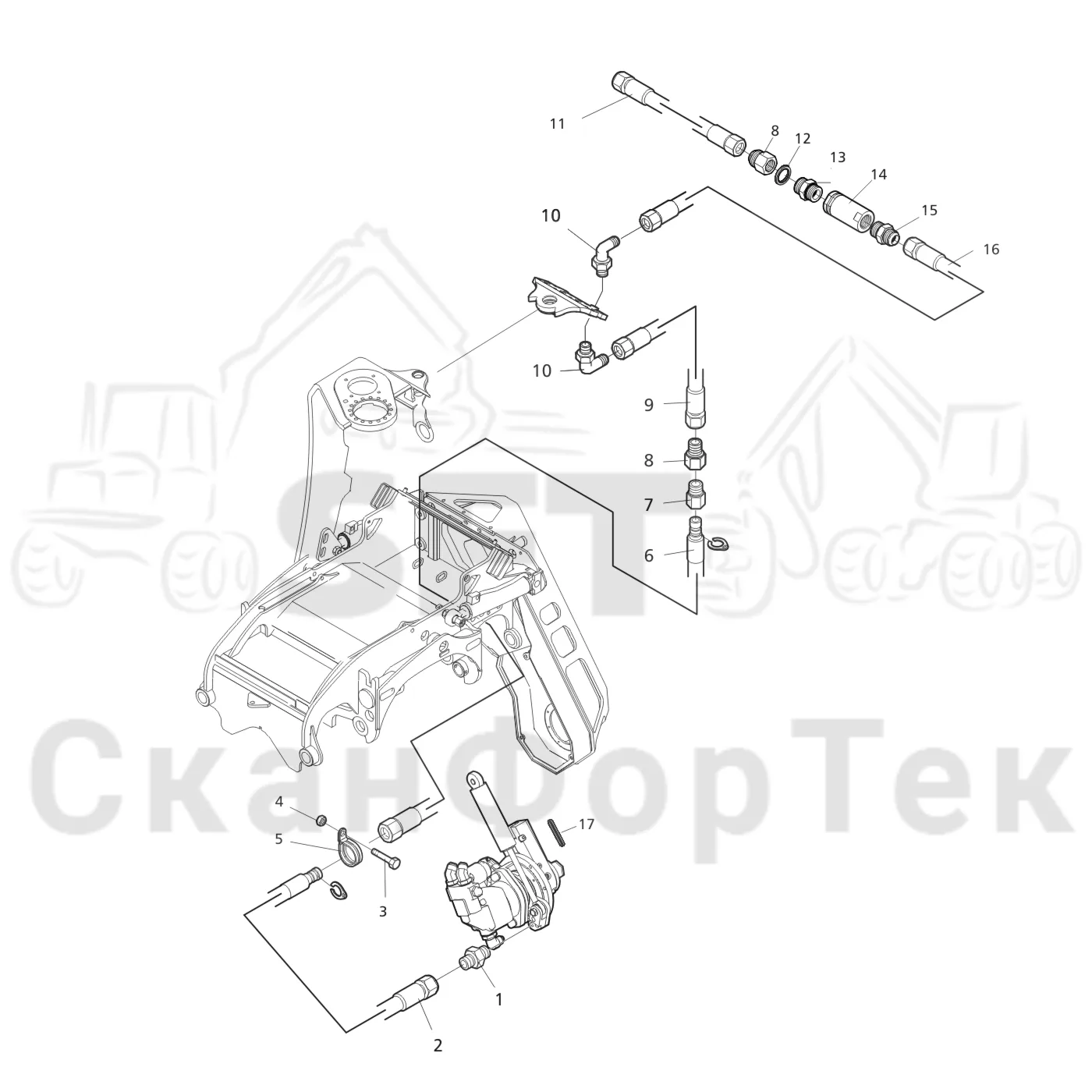 Схема: Valmet / Лесозаготовительные машины / Valmet 921.1 / Valmet 921.1 Ch. 113531- / Valmet 921.1 Ch. 113531- / Каталог запасных частей / Лесозаготовительное оборудование / Головка лесозаготовительной машины / Valmet 370.1 / Valmet 370.1 / Valmet 370.1 Ch. 11731- / Каталог запасных частей / Резка / Корчевка пней 1600