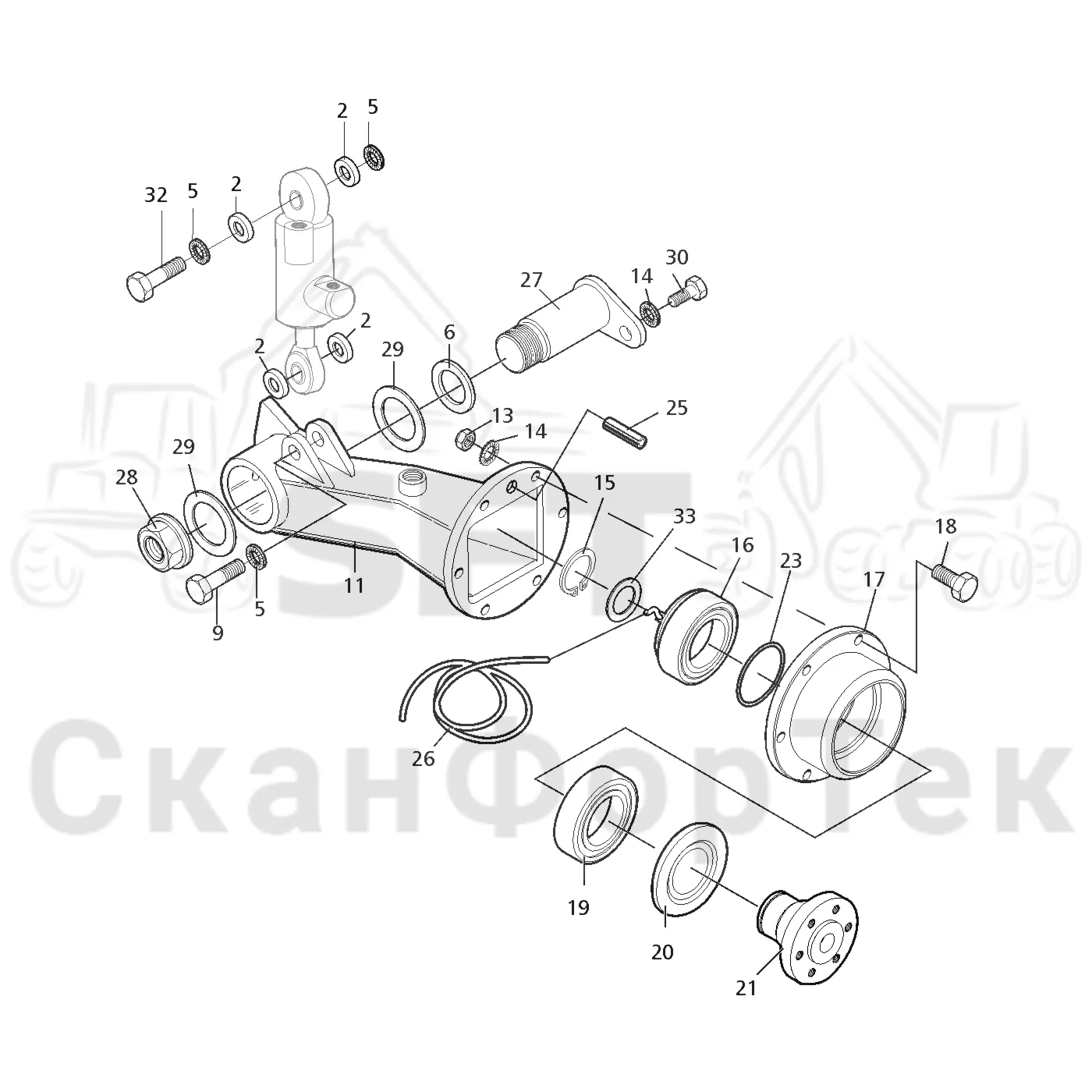 Схема: Valmet / Головки лесозаготовительной машины / Valmet 360 / Valmet 360 Ch. 11481- / Valmet 360 Ch. 11481- / Valmet 360 11481- / Каталог запасных частей / Измерение / Измерение длины