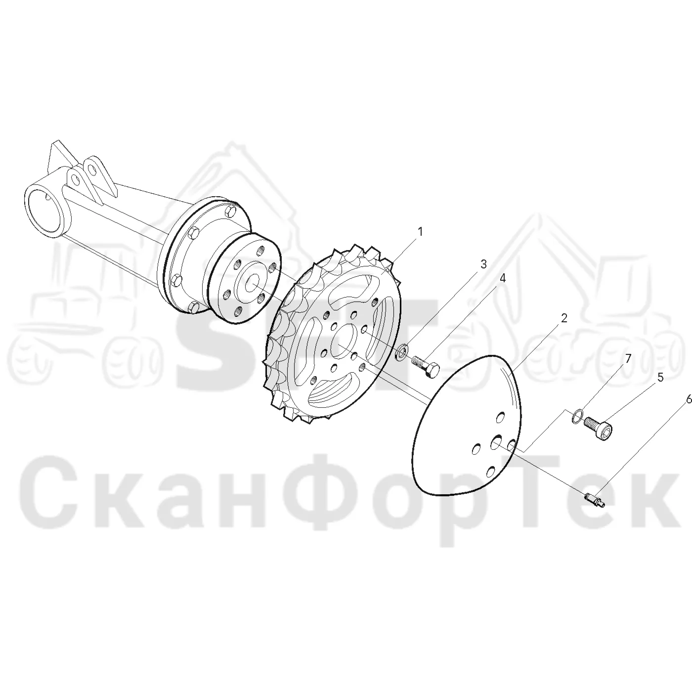 Схема: Valmet / Лесозаготовительные машины / Valmet 921 / Valmet 921 Ch -13270 / Valmet 921 Ch -13270 / Каталог запасных частей / Лесозаготовительное оборудование / Головка лесозаготовительной машины / Valmet 370 / Valmet 370 / Valmet 370   Ch. 11550- / Valmet 370 11550- / Каталог запасных частей / Измерение / Мерный ролик 12 mm - 20 Зубья