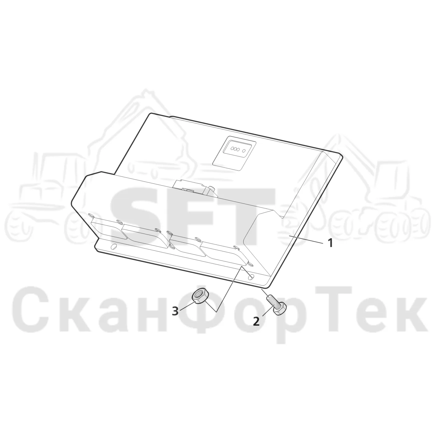 Схема: Valmet / Головки лесозаготовительной машины / Valmet 360.1 / Valmet 360.1 Ch. 111831- / Valmet 360.1 Ch. 111831- / Каталог запасных частей / Система управления / Компьютер MHC
