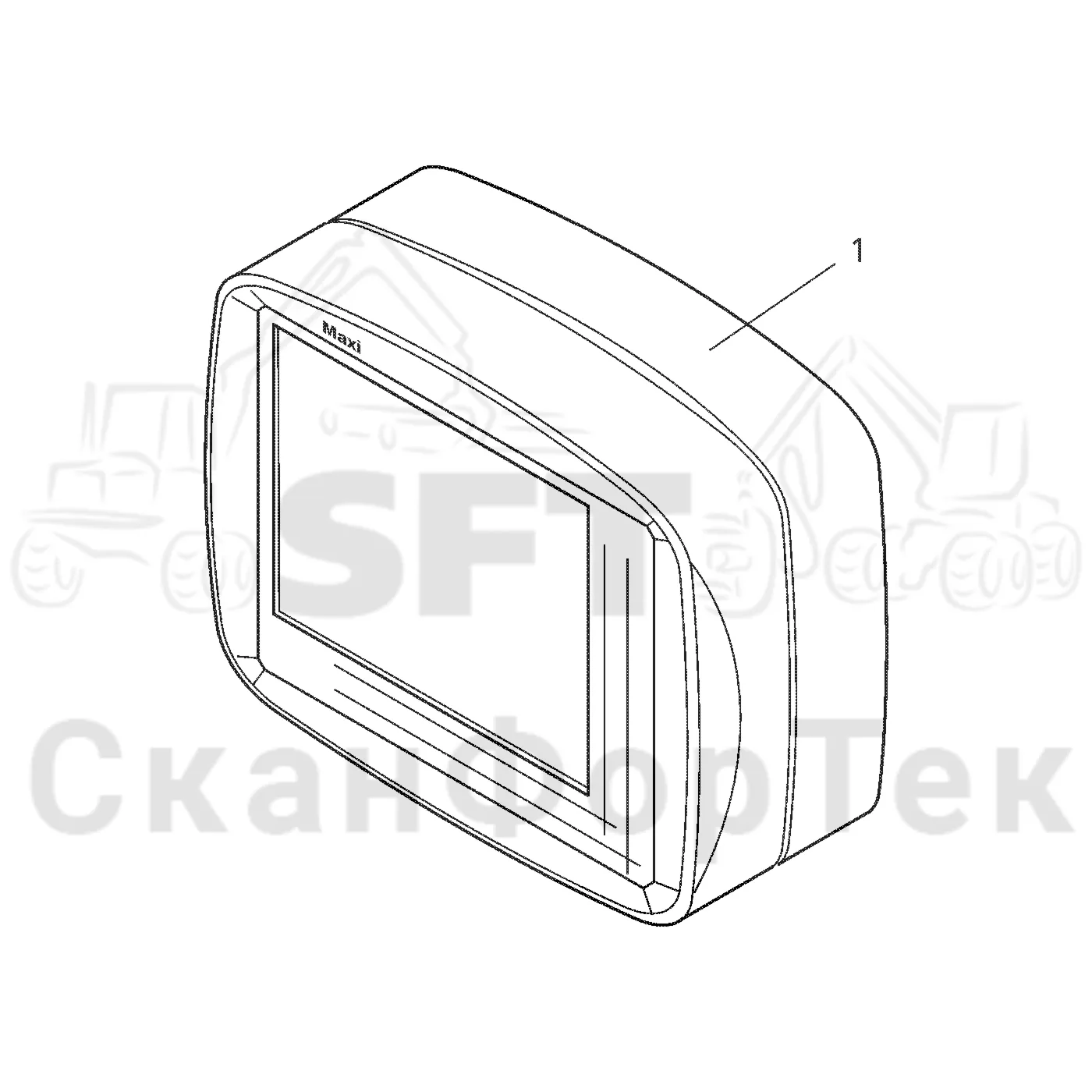 Схема: Valmet / Форвардер / Valmet 890.1 / Valmet 890.1 Ch. -117350, -119440 / Valmet 890.1 Ch. -117350, -11 / Каталог запасных частей / Система управления / Компьютеры / PC 6"