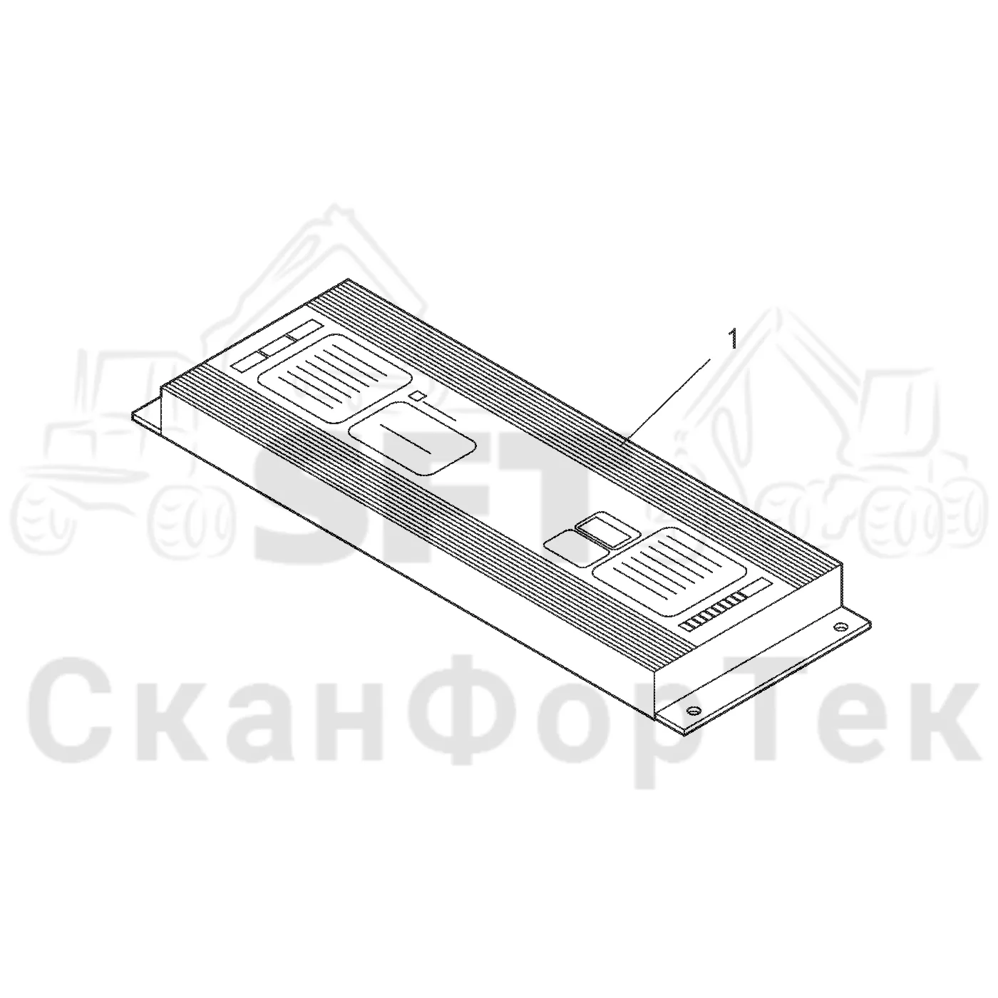 Схема: Valmet / Форвардер / Valmet 860.1 / Valmet 860.1   Ch. 115421- / Valmet 860.1  Ch. 115421- / Каталог запасных частей / Система управления / Компьютеры / VBU