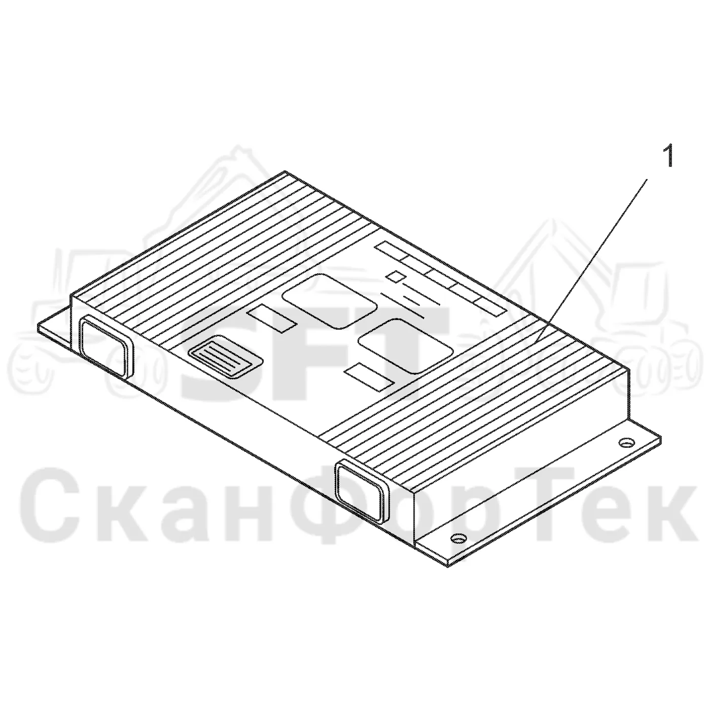 Схема: Valmet / Форвардер / Valmet 860.1 / Valmet 860.1   Ch. -115420 / Valmet 860.1  Ch. -115420 / Каталог запасных частей / Система управления / Компьютеры / MJU