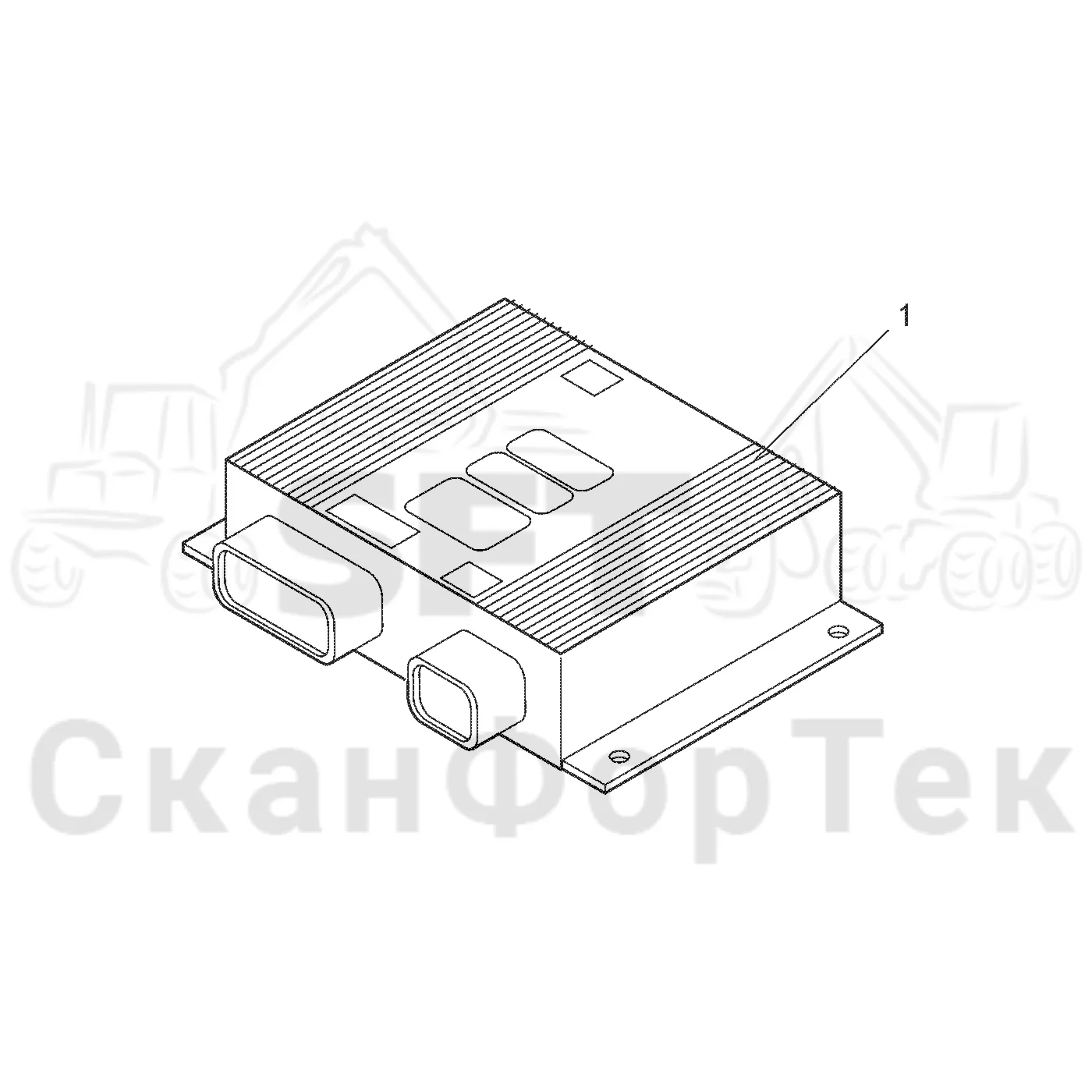 Схема: Valmet / Форвардер / Valmet 830.1 / Valmet 830.1 / Каталог запасных частей / Система управления / Компьютеры / VXU