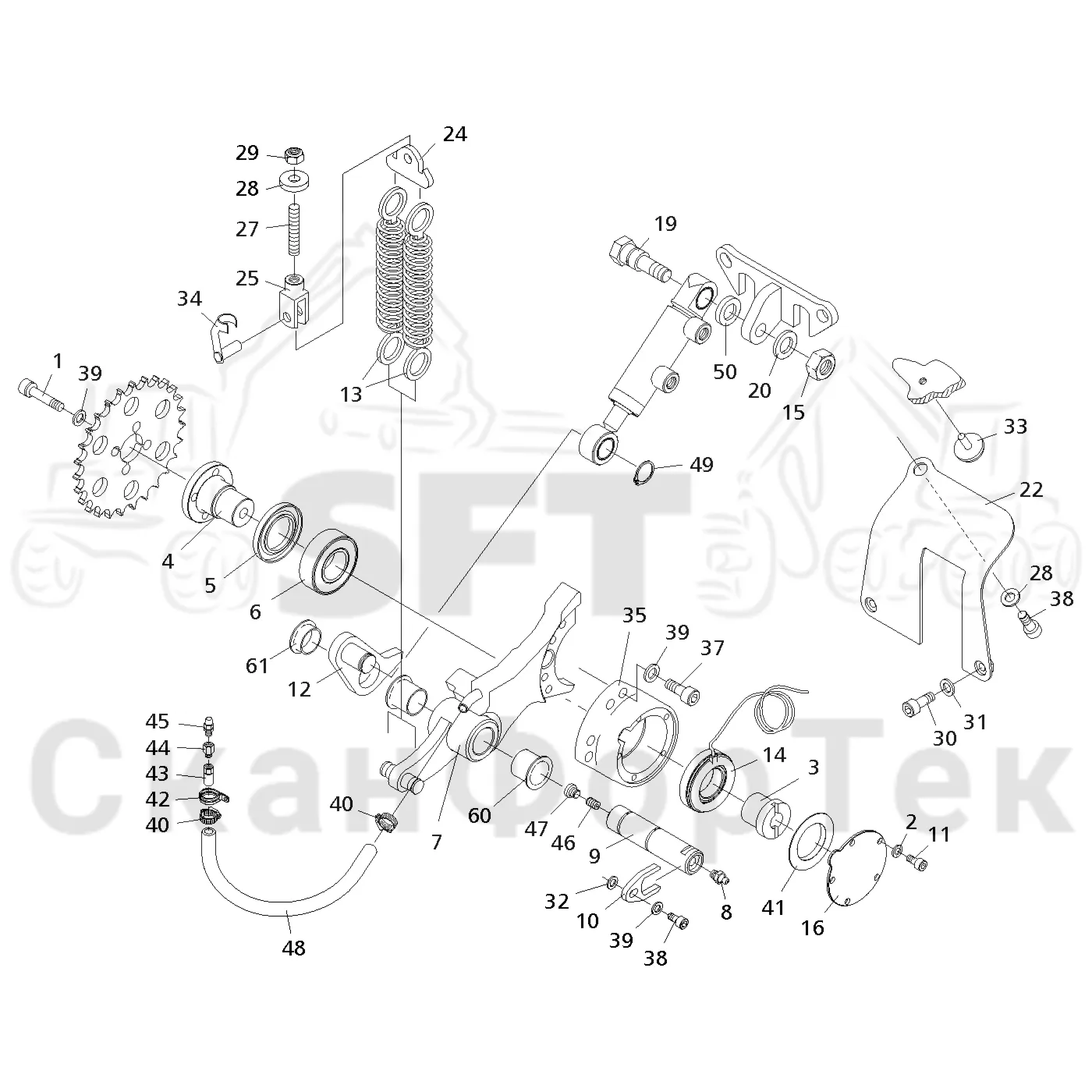 Схема: Valmet / Лесозаготовительные машины / Valmet 901.3 / Valmet 901.3 Ch. 311191- / Valmet 901.3 Ch. 311191- / Каталог запасных частей / Лесозаготовительное оборудование / Головка лесозаготовительной машины / Valmet 350 / Каталог запасных частей / Измерение / Измерение длины / Измерение длины 11461-