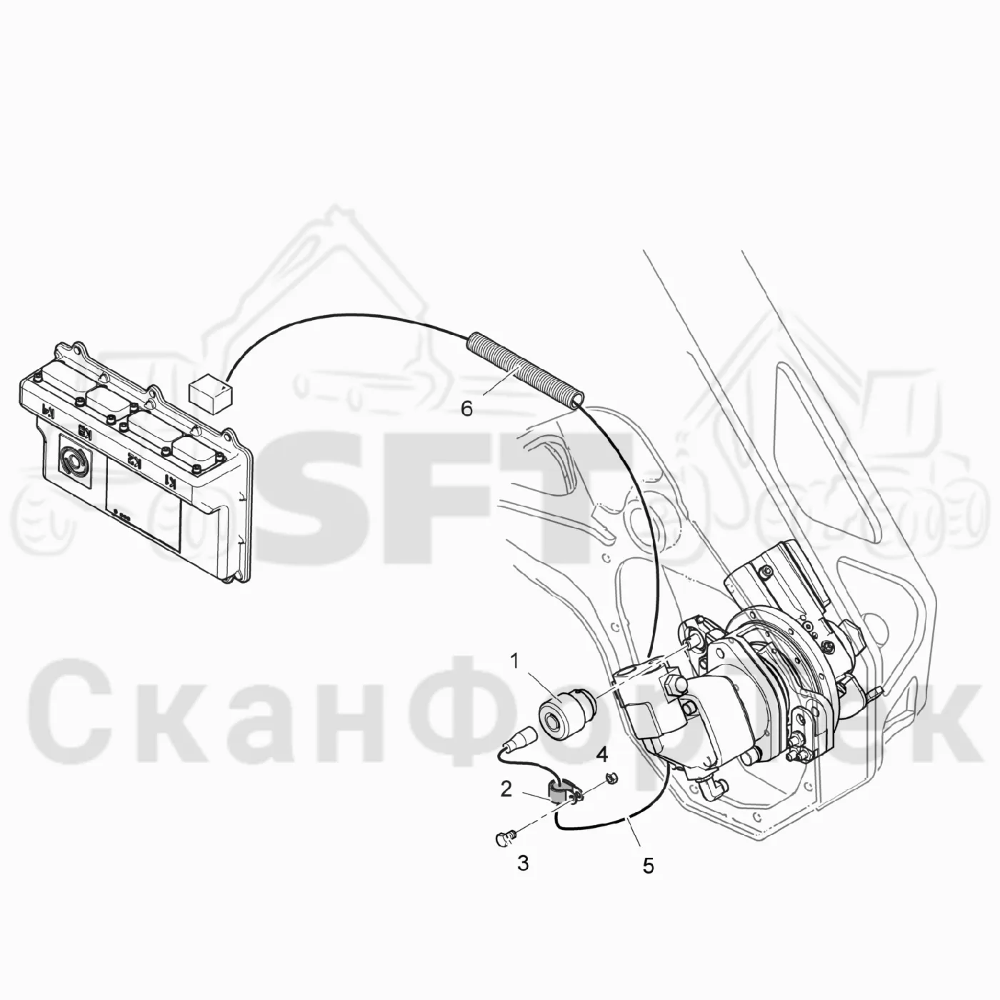 Схема: Valmet / Лесозаготовительные машины / Valmet 931 / Valmet 931 / Каталог запасных частей / Лесозаготовительное оборудование / Головка лесозаготовительной машины / Valmet 365 / Каталог запасных частей / Резка / Электрооборудование устройства резки / Электрооборудование устройства резки