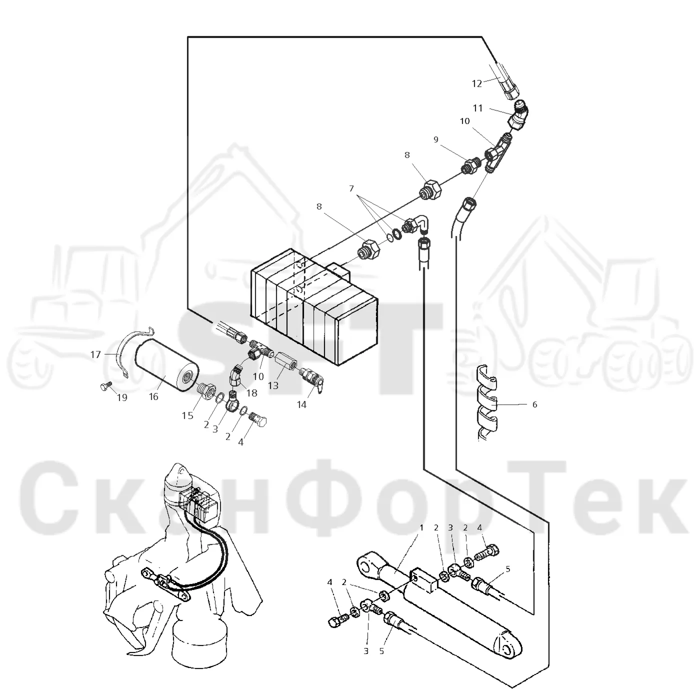 Схема: Valmet / Лесозаготовительные машины / Valmet 901.2 / Valmet 901.2 Ch. -211060 / Valmet 901.2 Ch. -211060 / Каталог запасных частей / Лесозаготовительное оборудование / Головка лесозаготовительной машины / Valmet 945.1 / Valmet 945.1 / Каталог запасных частей / Подача / Aea?aaee?aneia iai?oaiaaiea caoaaoa 640-