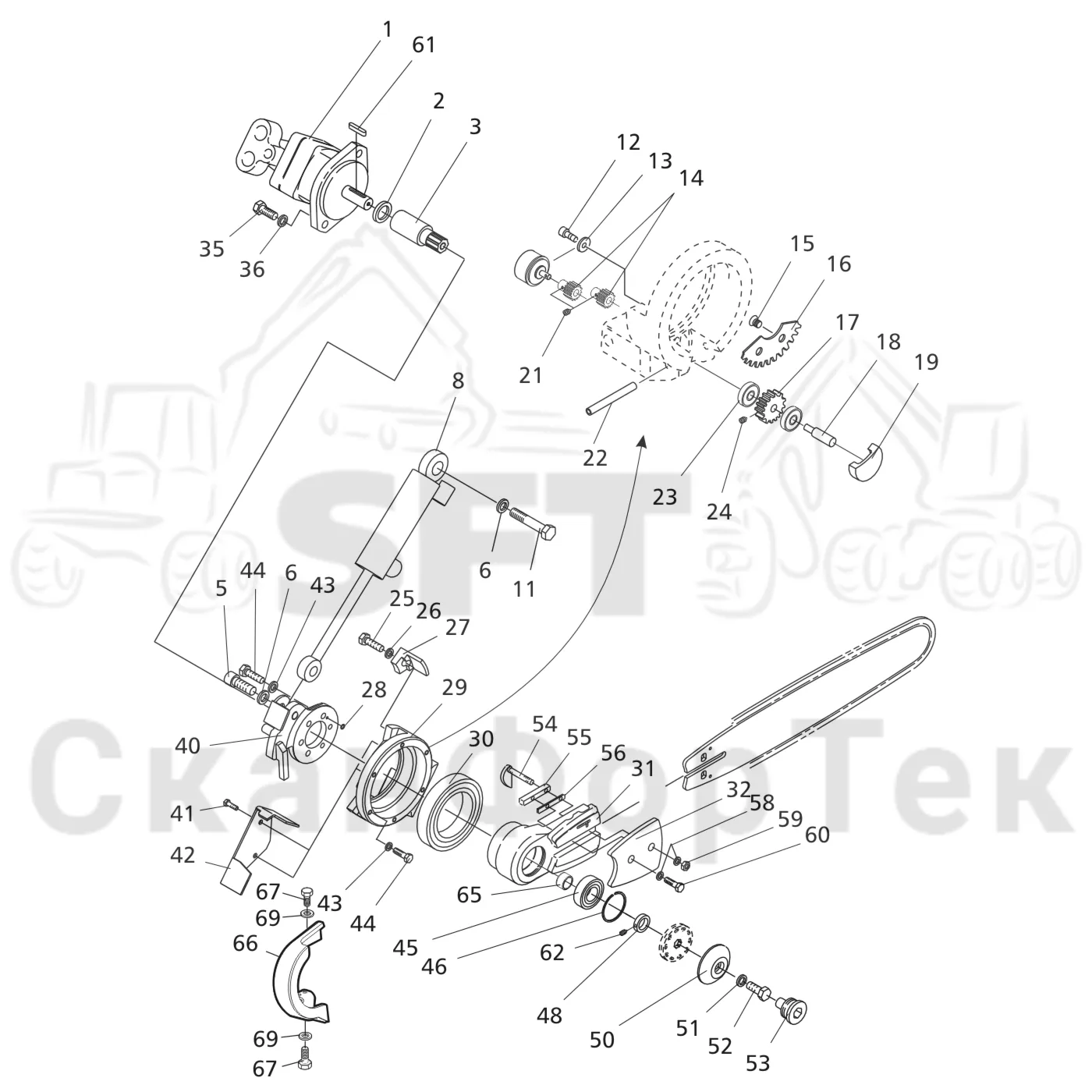 Схема: Valmet / Форвардер / Valmet 860.1 / Valmet 860.1   Ch. -115420 / Valmet 860.1  Ch. -115420 / Каталог запасных частей / Оборудование захвата / Захват / Valmet 901.2 Ch. -211060 / Каталог запасных частей / Лесозаготовительное оборудование / Головка лесозаготовительной машины / Valmet 945.1 / Valmet 945.1 / Каталог запасных частей / Резка / Устройство резки 112141-