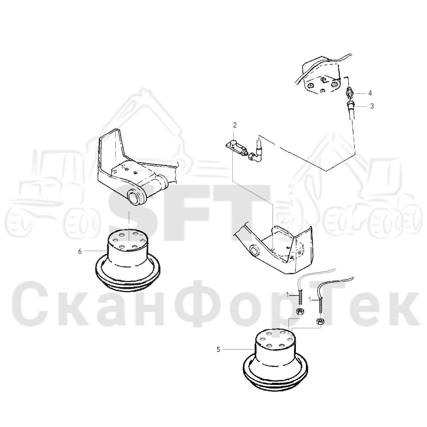 Схема: Valmet / Головки лесозаготовительной машины / Valmet 965 BR / Valmet 965 BR / Каталог запасных частей / Valmet 965 BR / Измерение / Электрооборудование измерения длины -33