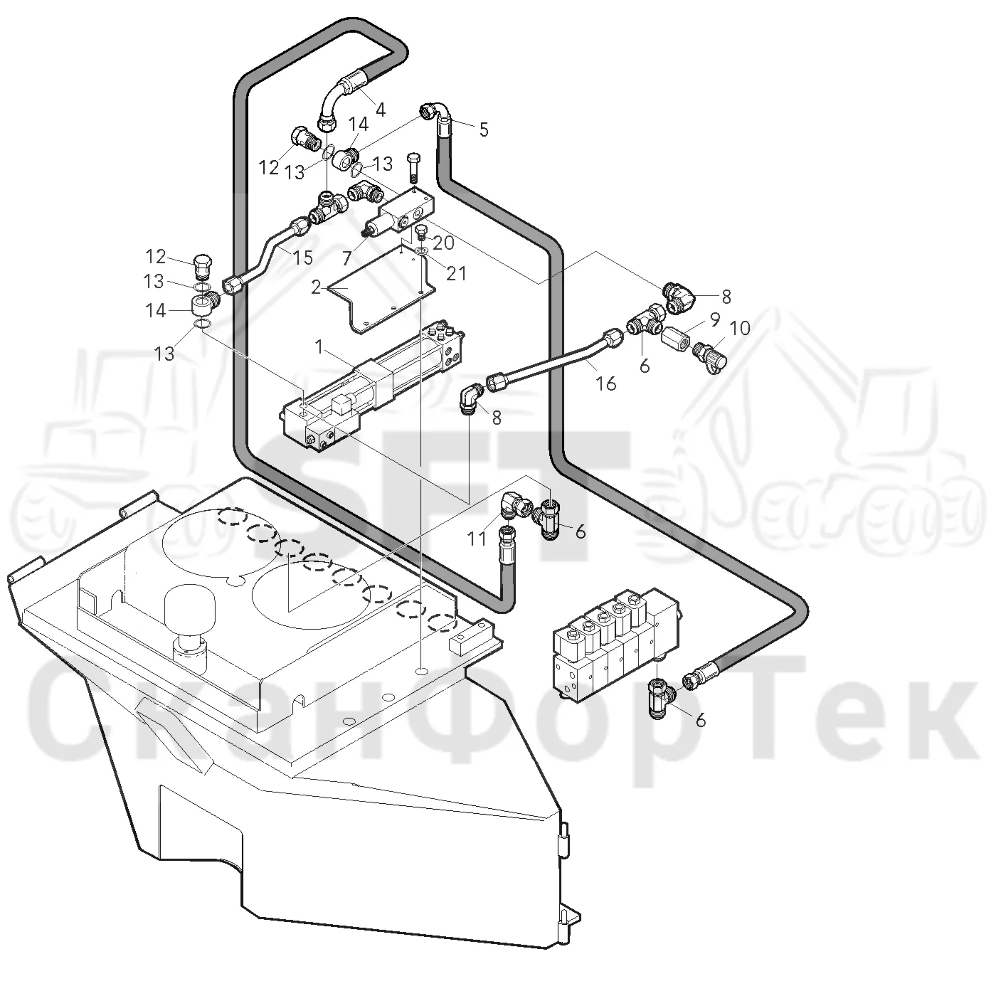 Схема: Valmet / Форвардер / Valmet 840.2 / Valmet 840.2 Ch. -211120 / Valmet 840.2 Ch. -211120 / Каталог запасных частей / Оборудование захвата / Захват / Valmet 801c Ch -11730 / Каталог запасных частей / Лесозаготовительное оборудование / Лесозаготовительное оборудование / Корчевка пней
